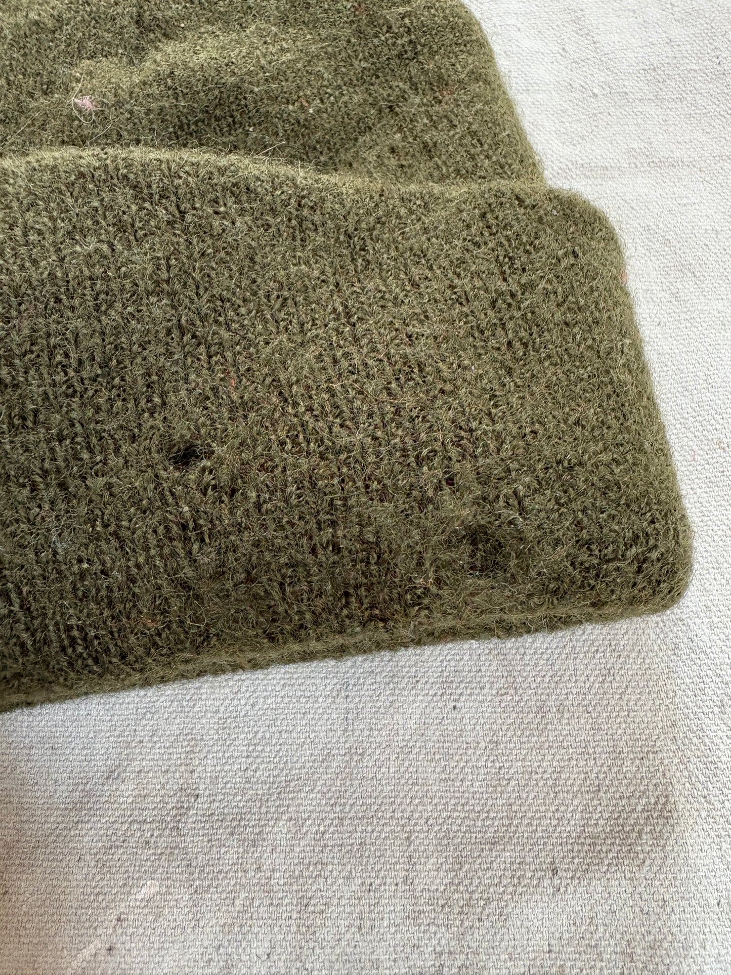 80s Olive Drab Knit Watch Cap