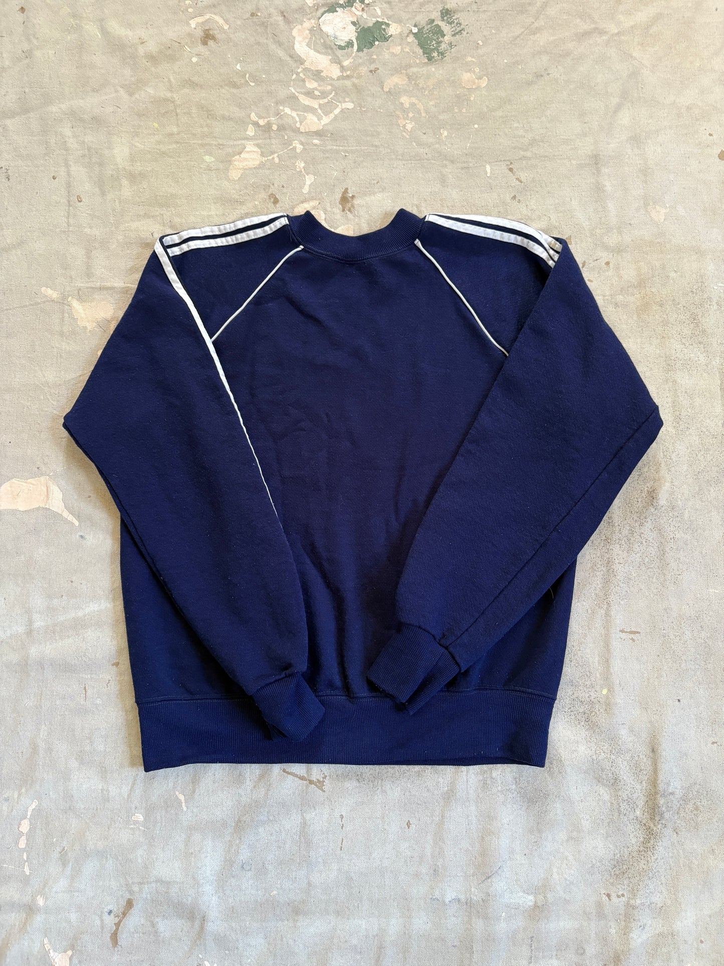Vintage 80s Adidas Track Stripe Sweatshirt
