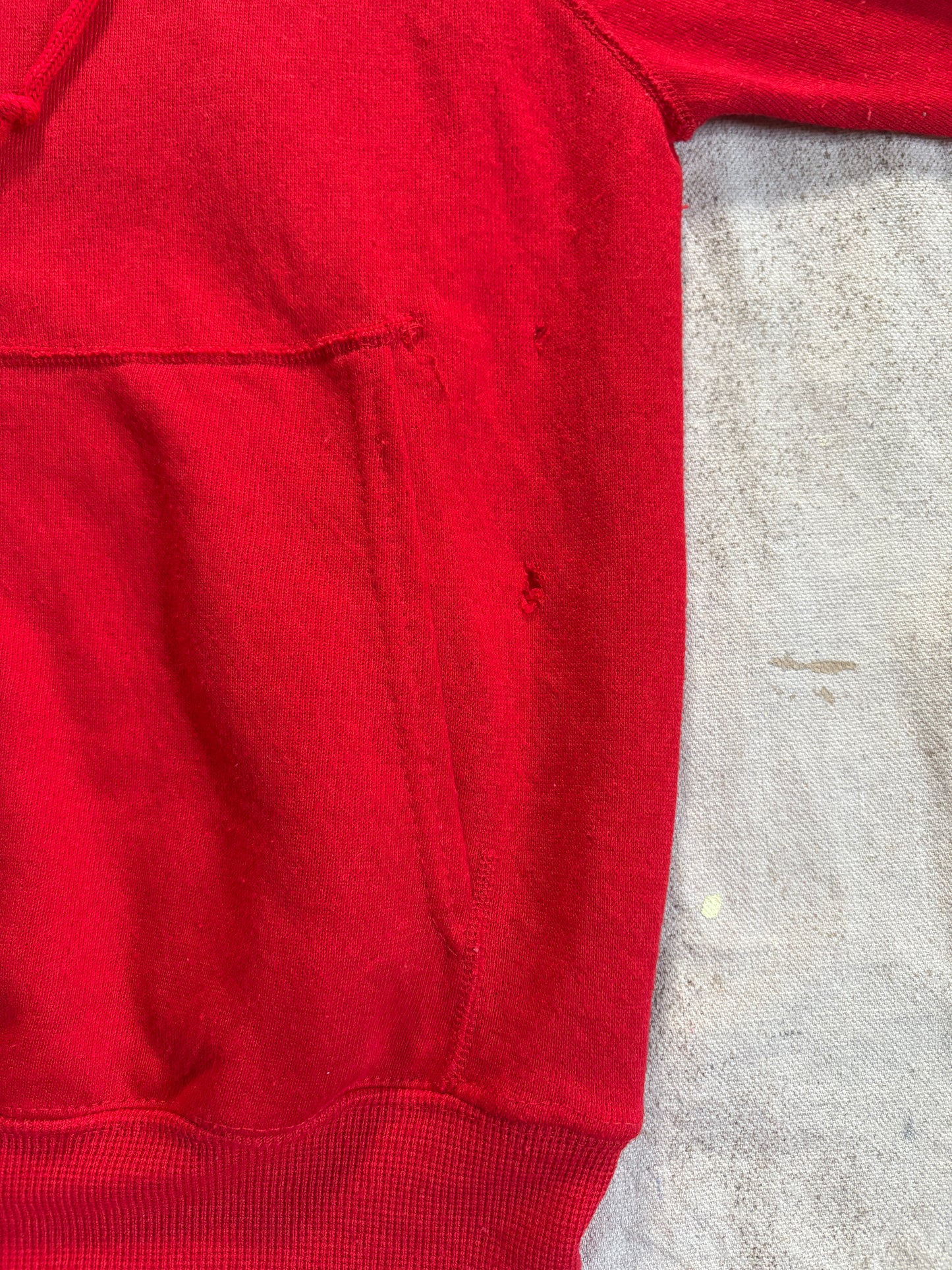 80s Blank Red Sweatshirt Hoodie