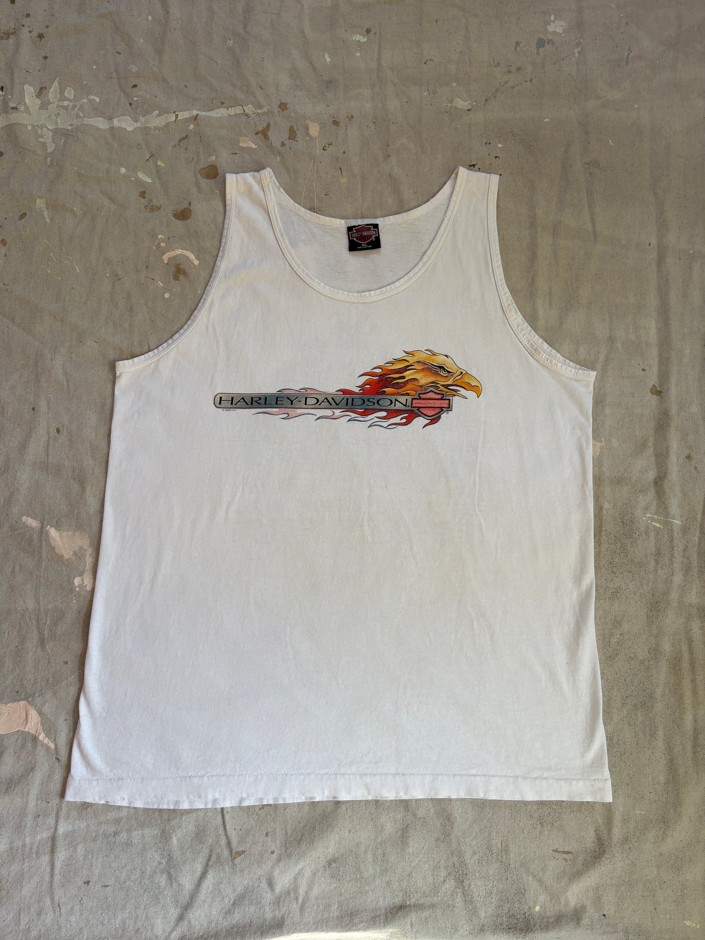 Vintage 90s/2000s Casper-Gillette Wyoming Harley Davidson Tank Top
