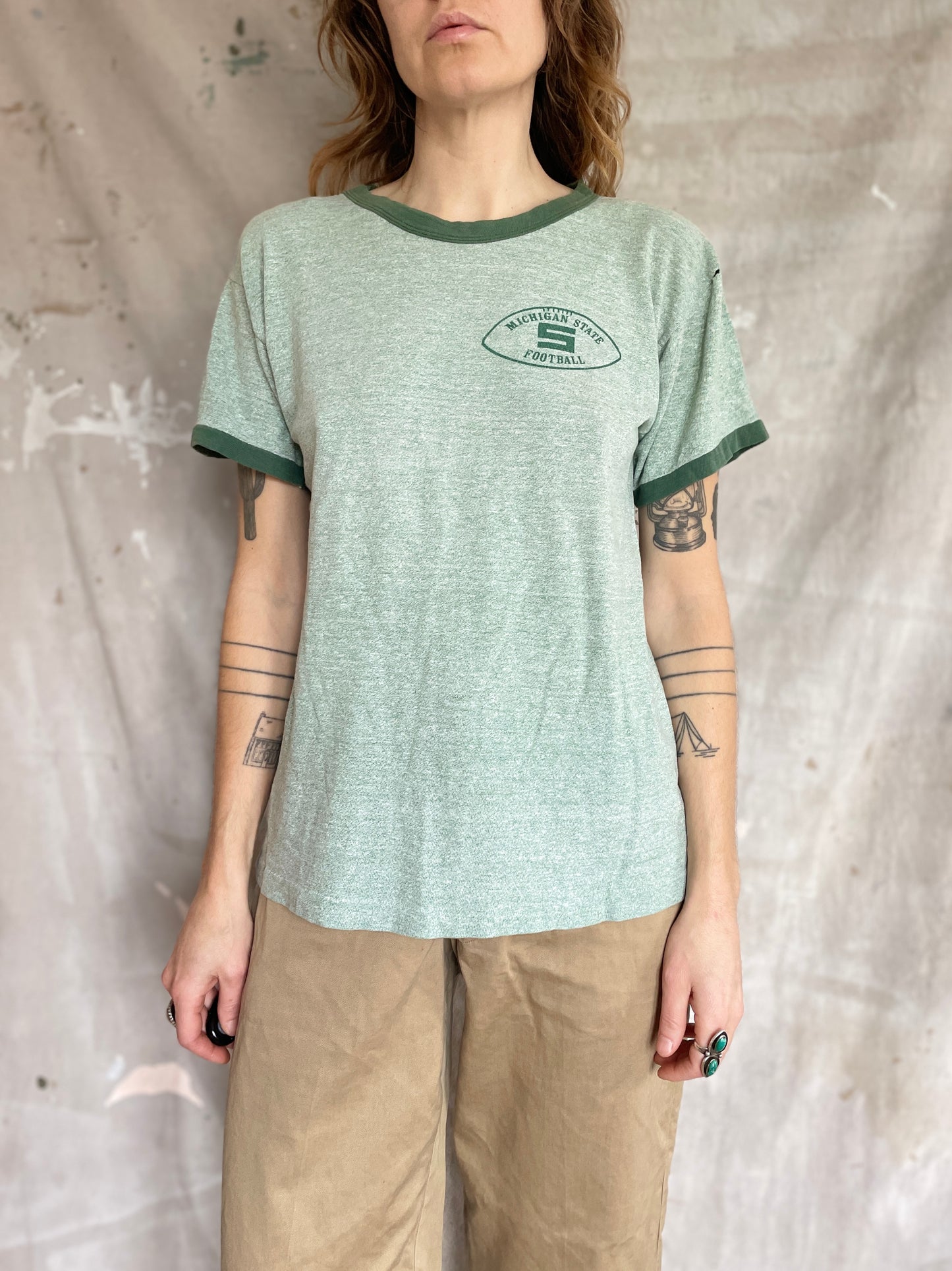 70s Michigan State Football Tee