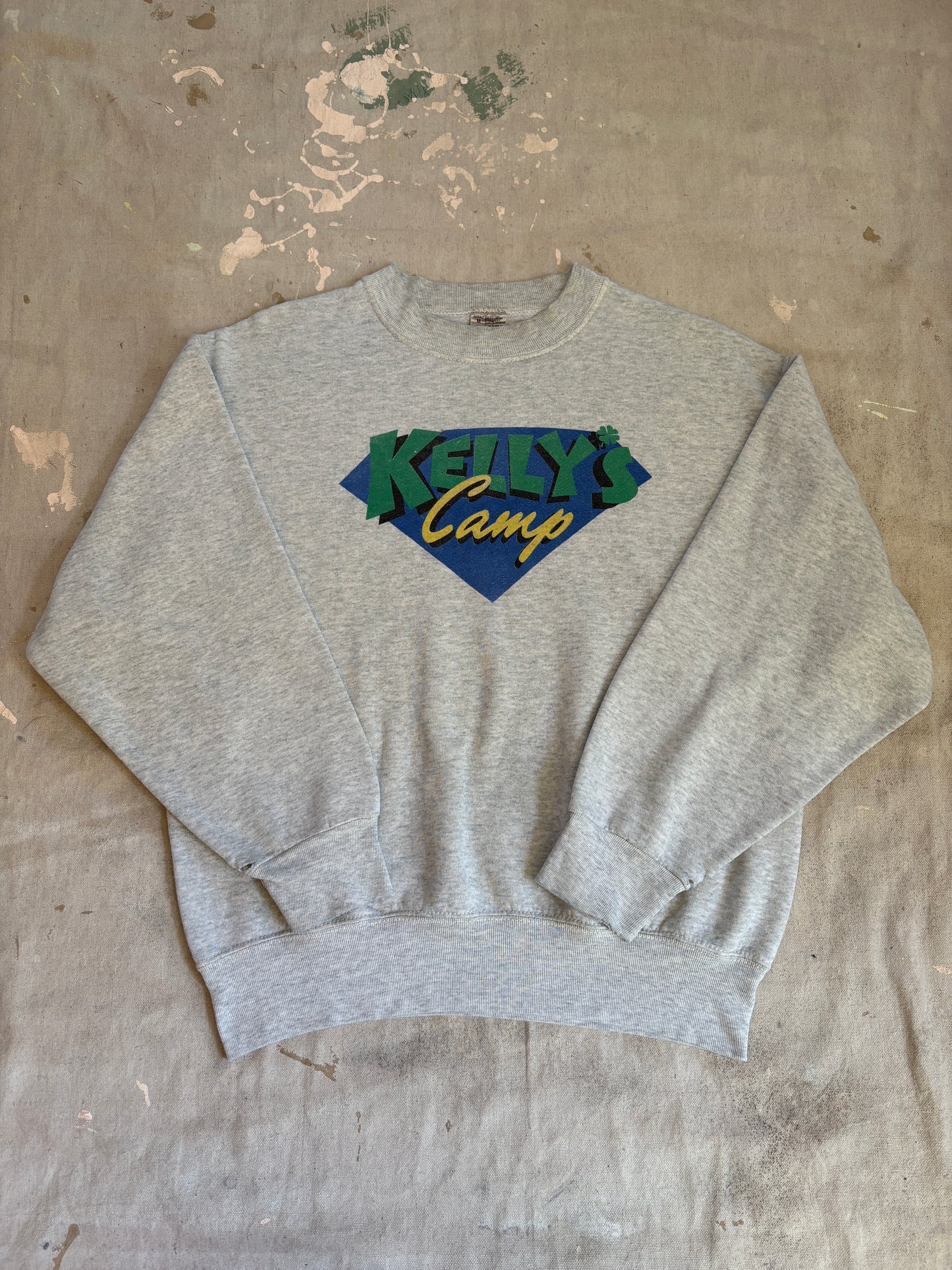 Vintage 90s Grey Kelly’s Camp Sweatshirt