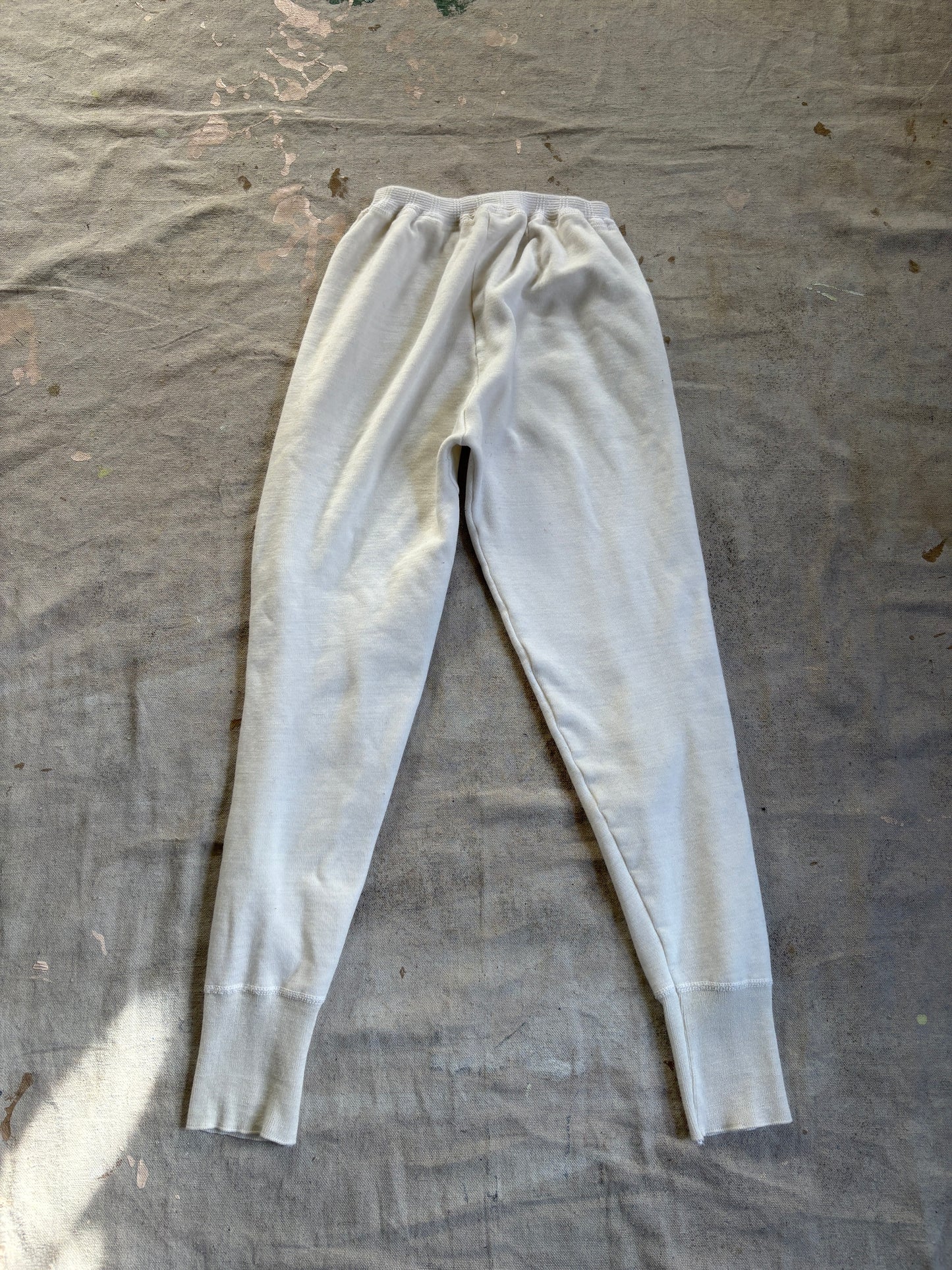90s Damart White Long John’s Set