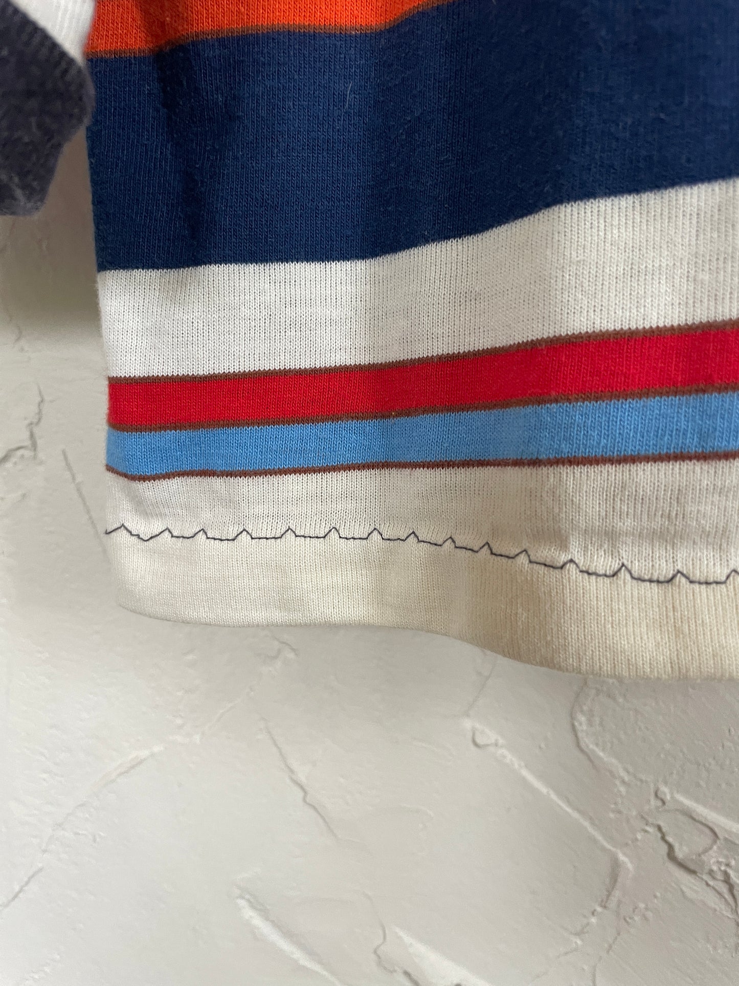 80s Striped Long Sleeve Tee