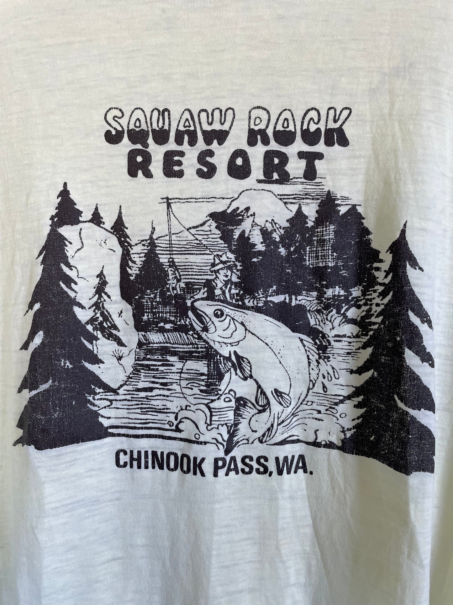 80s Squaw Rock Resort, Chinook Pass, WA Tee