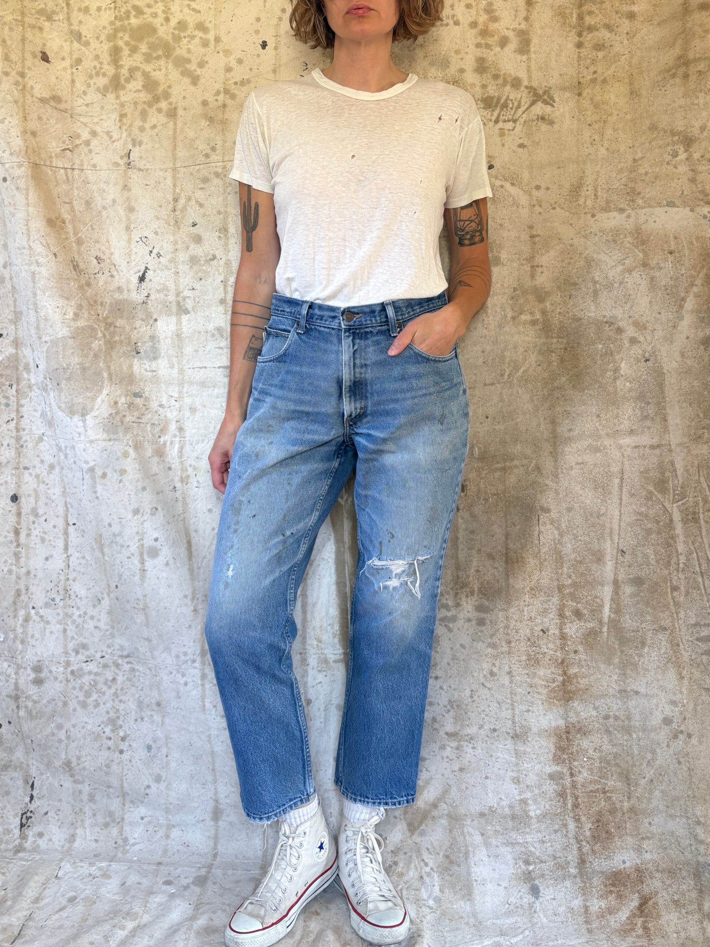 Vintage 90s LL Bean Faded Jeans