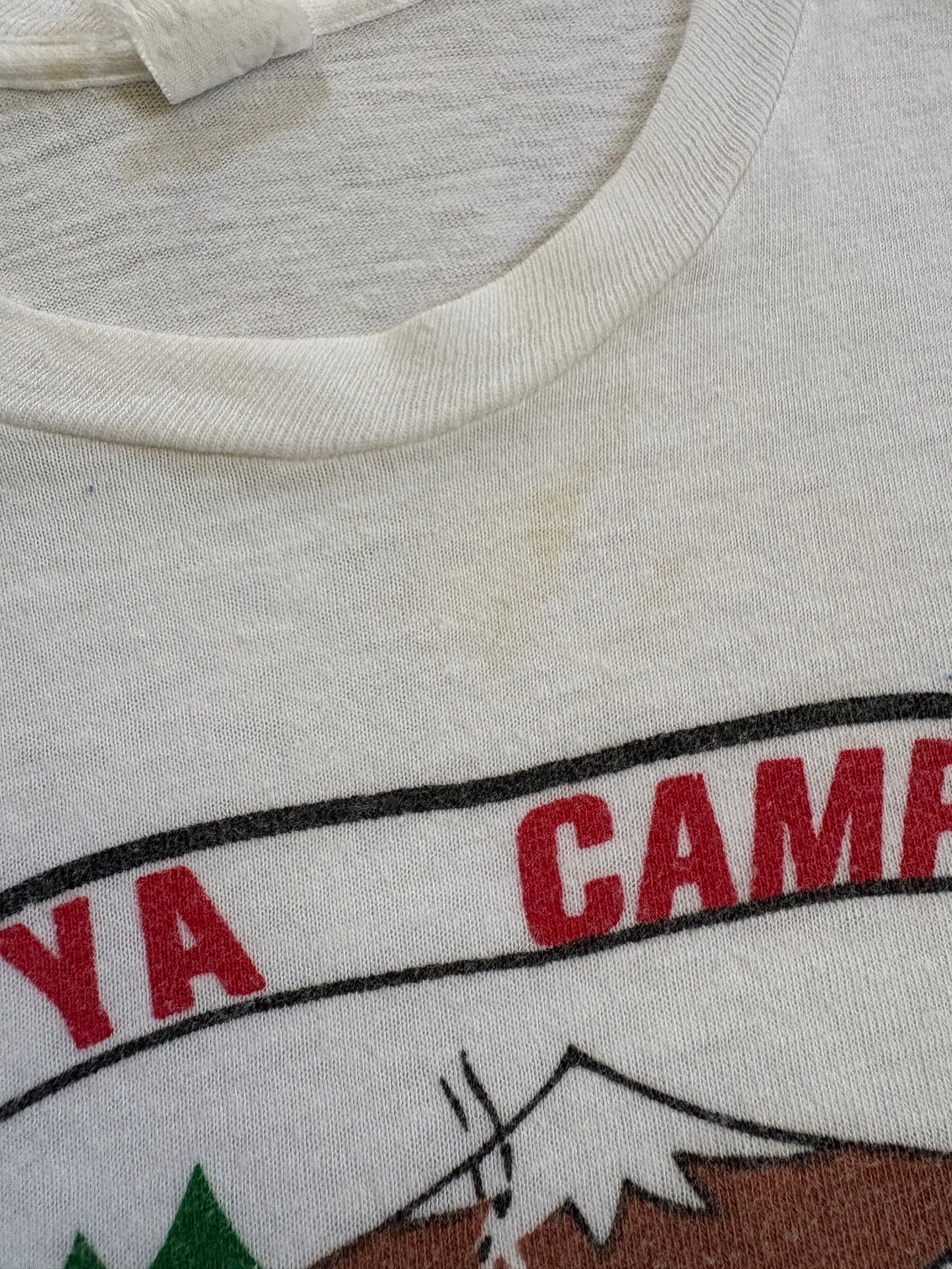Vintage 60s Ya Camp United States Army Japan Tee