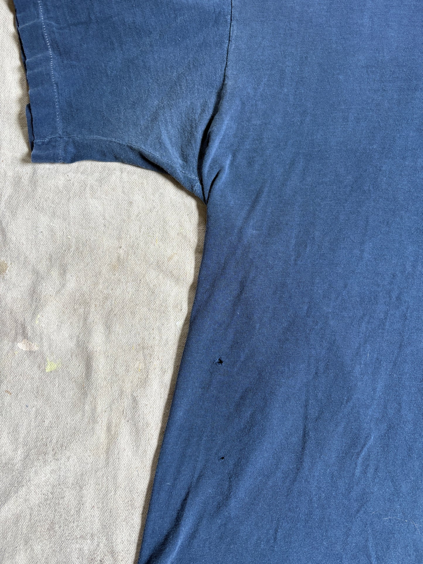 70s Blank Navy Blue Towncraft Pocket Tee