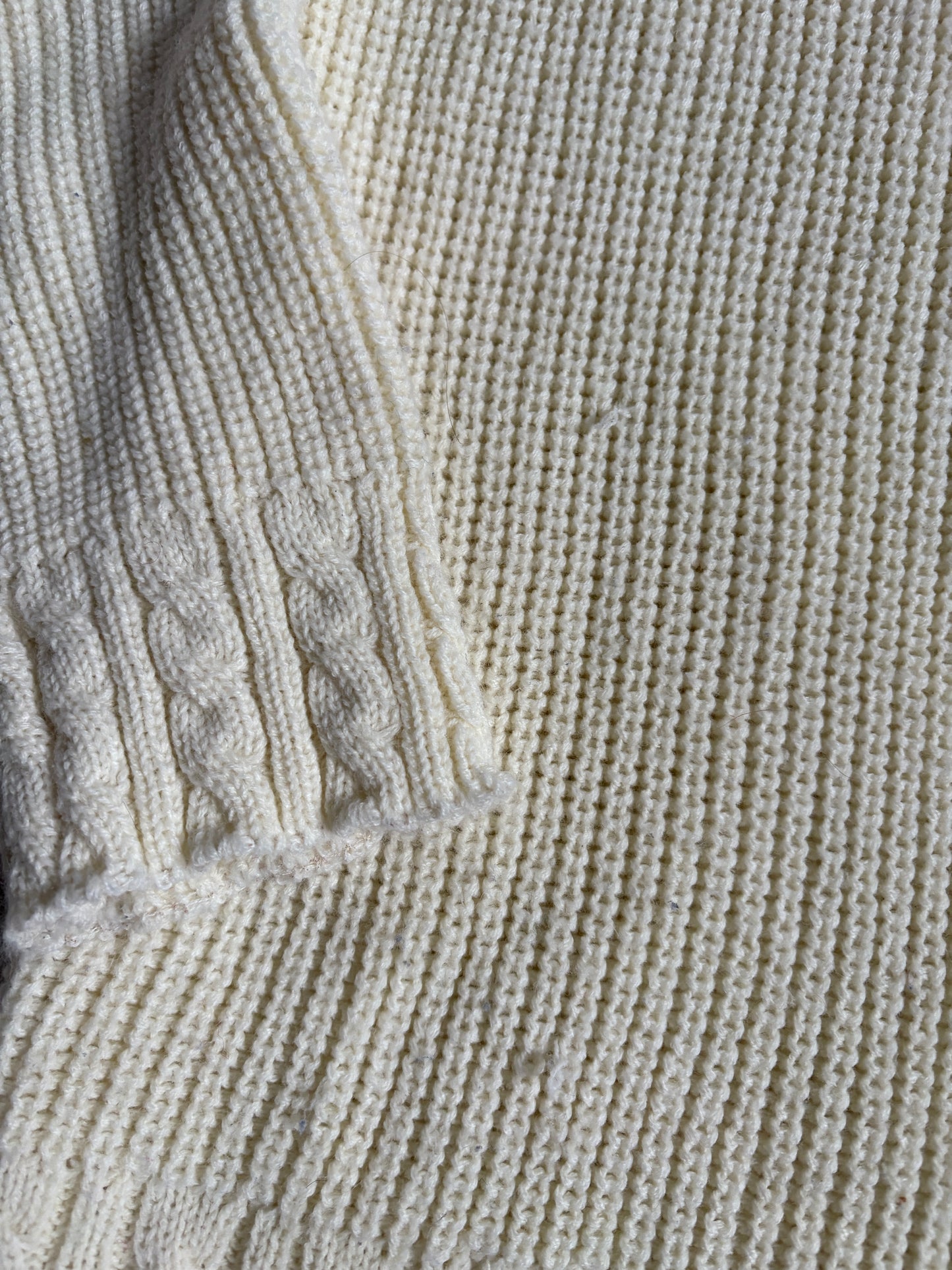 Vintage 90s Ecru Sweater
