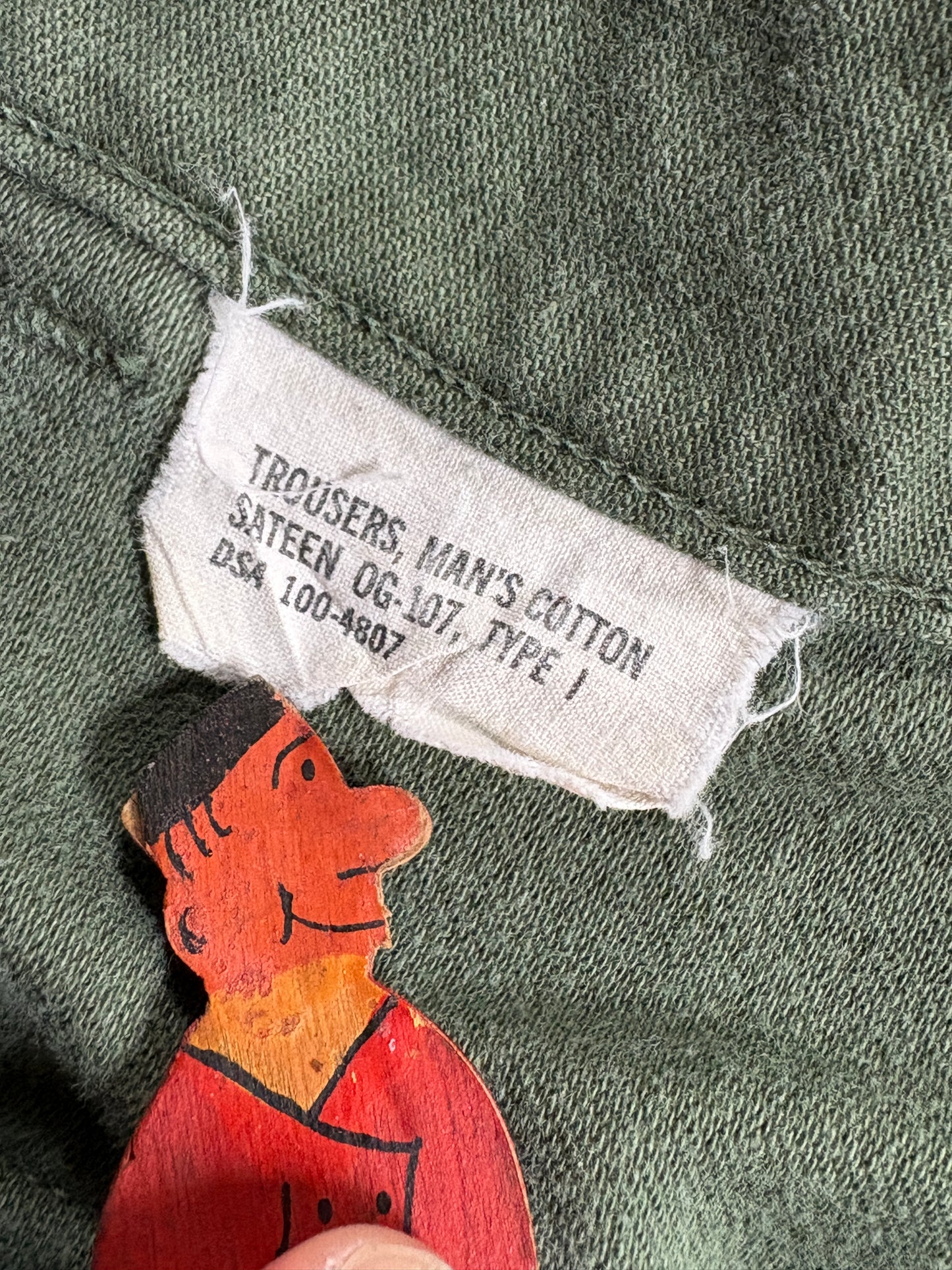 60s OG107 Cotton Sateen Trousers