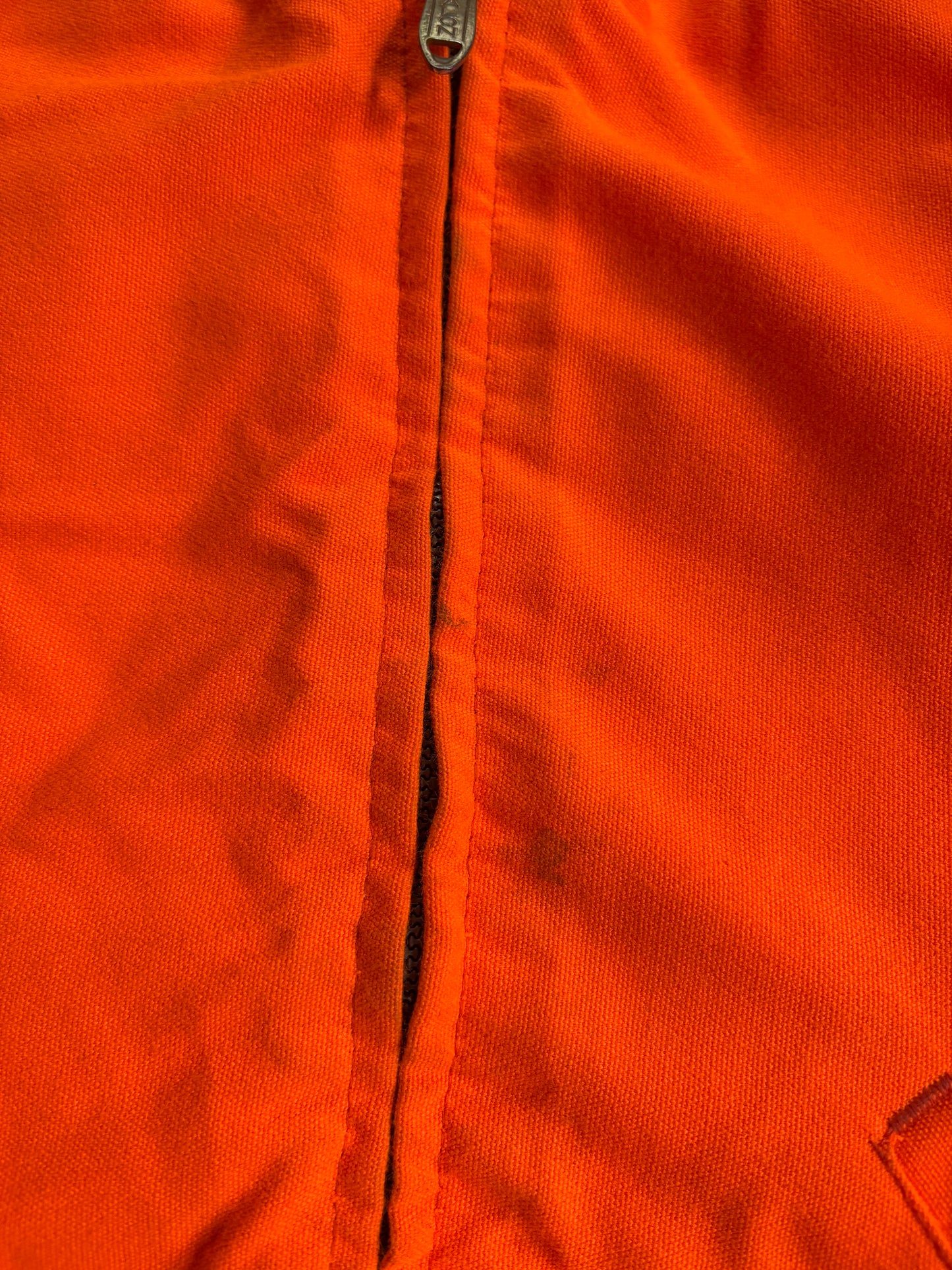 Vintage 80s Eddie Bauer Reversible Goose Down Orange Camo Vest