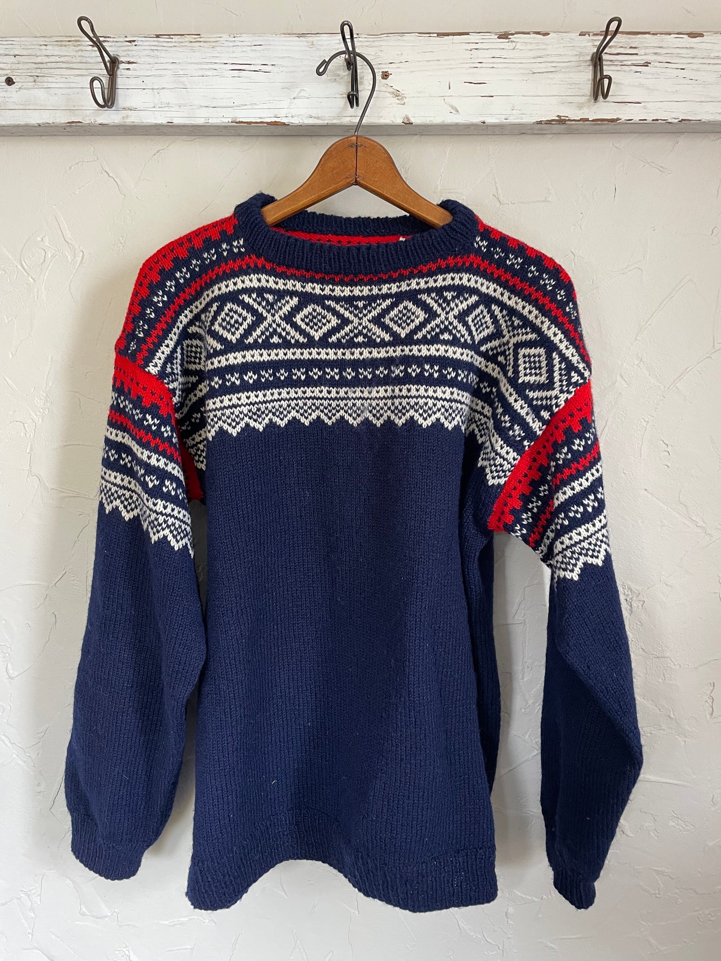 80s Norwegian Knit Sweater