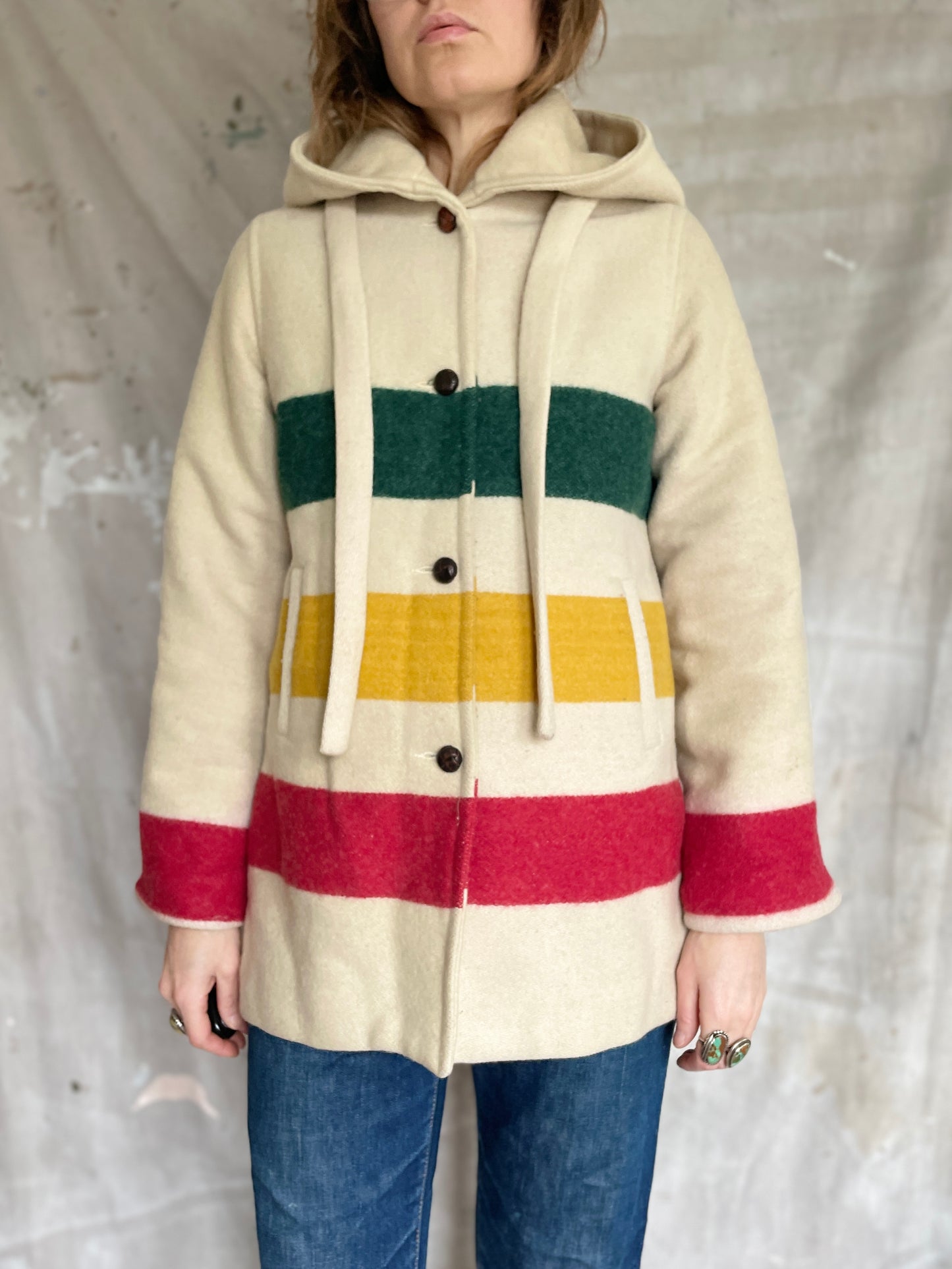 70s/80s Woolrich Blanket Coat