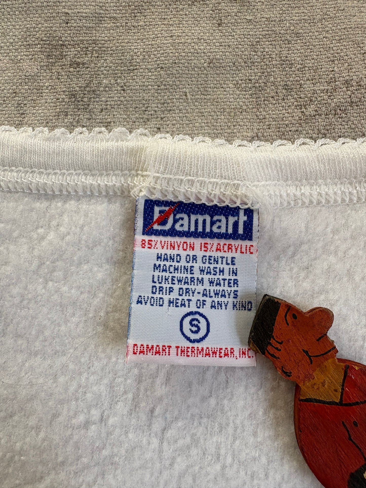 90s Damart White Long John’s Set