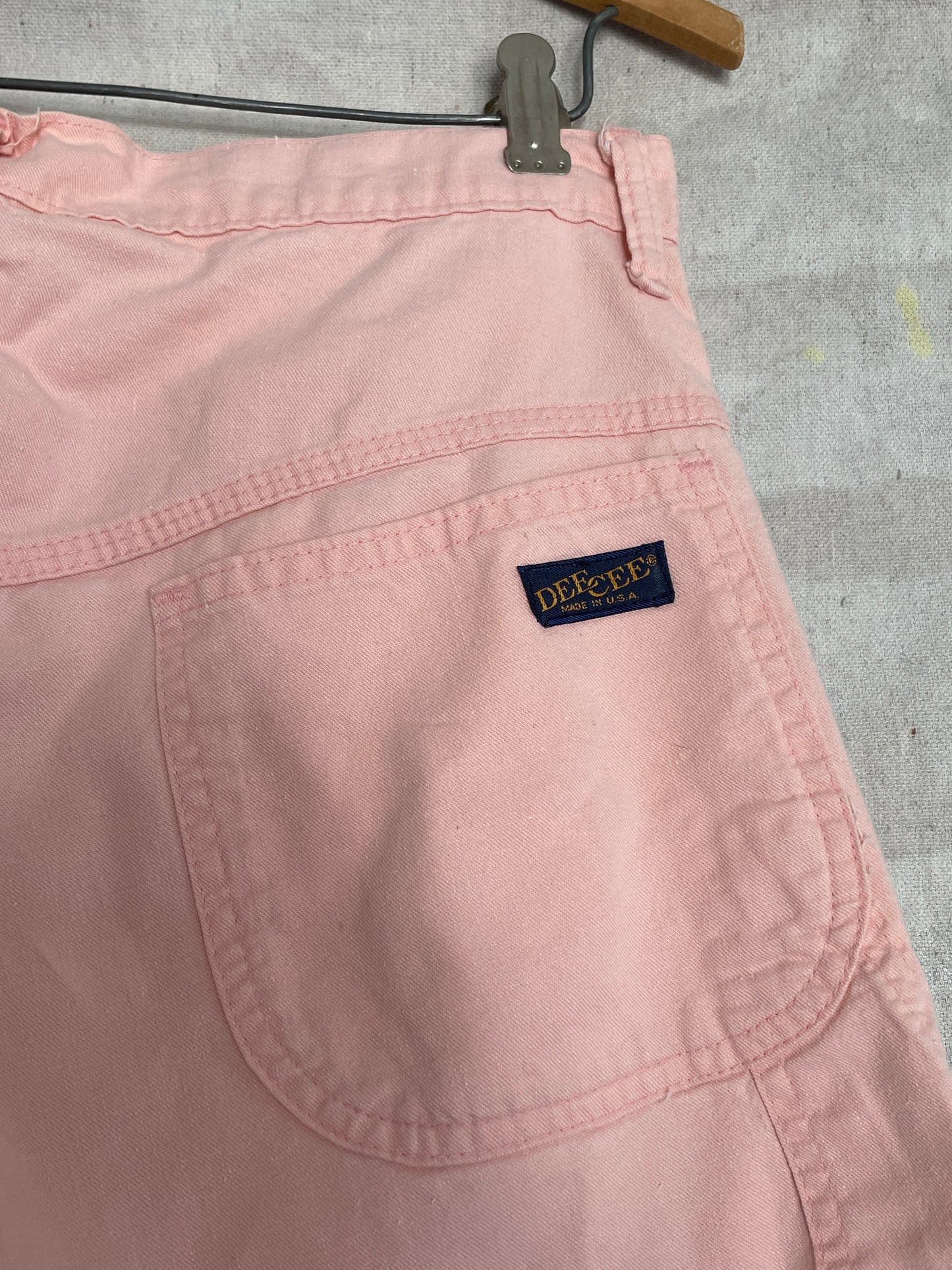 80s Pale Pink DeeCee Carpenter Pants