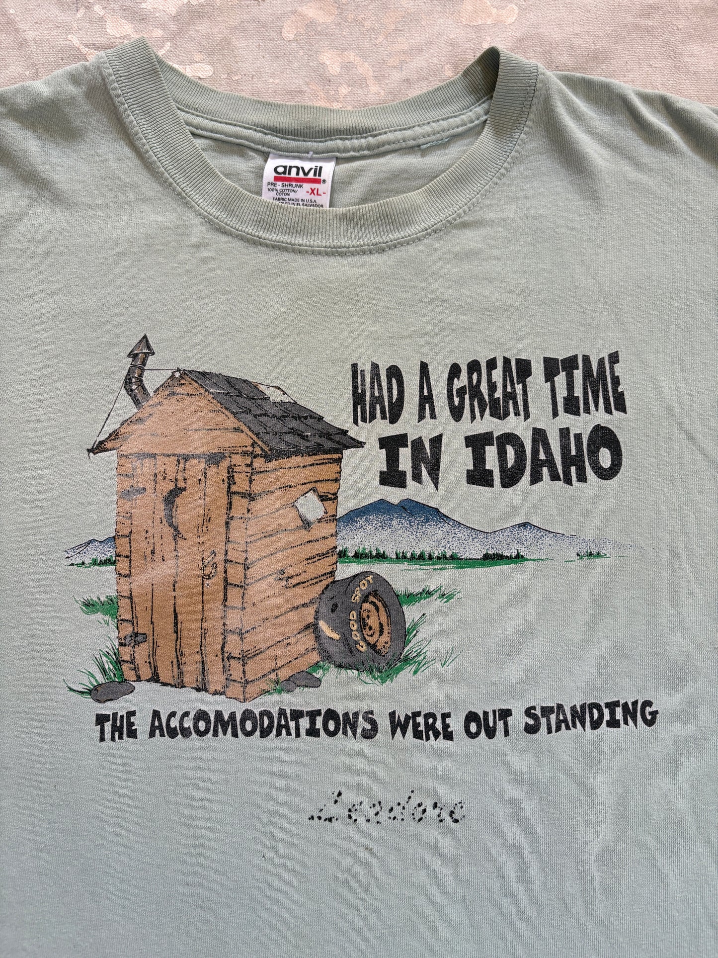 90s Funny I Had A Great Time In Idaho Tee
