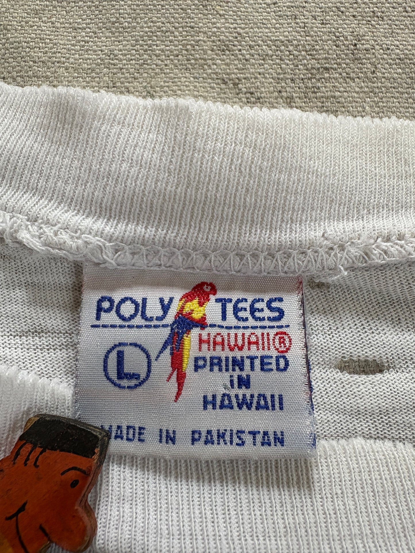 Vintage 80s Thrashed Paradise Club Runner Tee