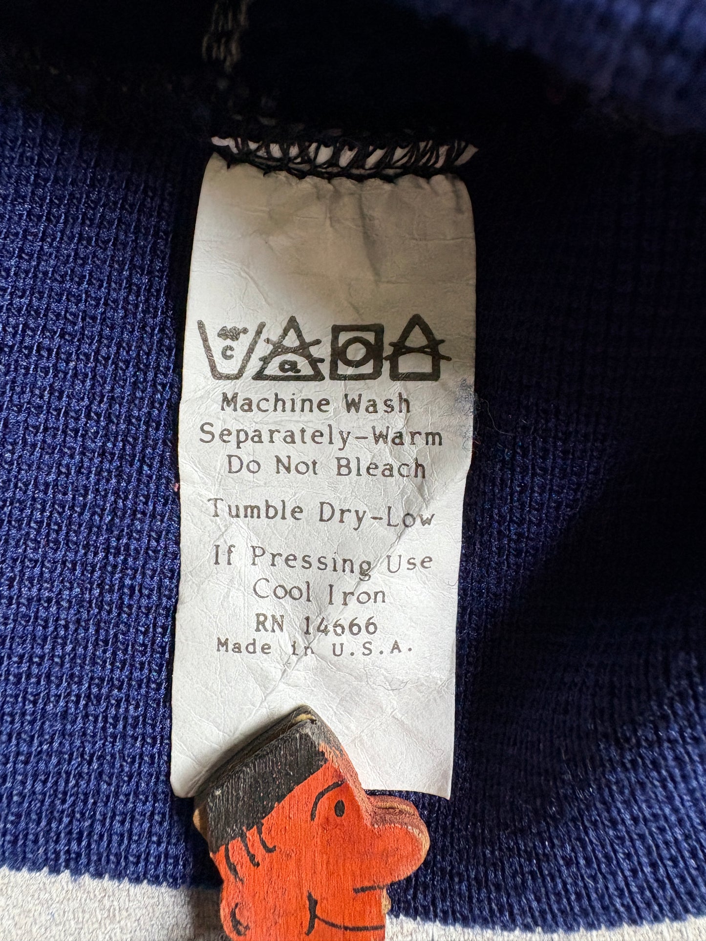 80s Great Smoky Mountains National Park Flocked Sweatshirt