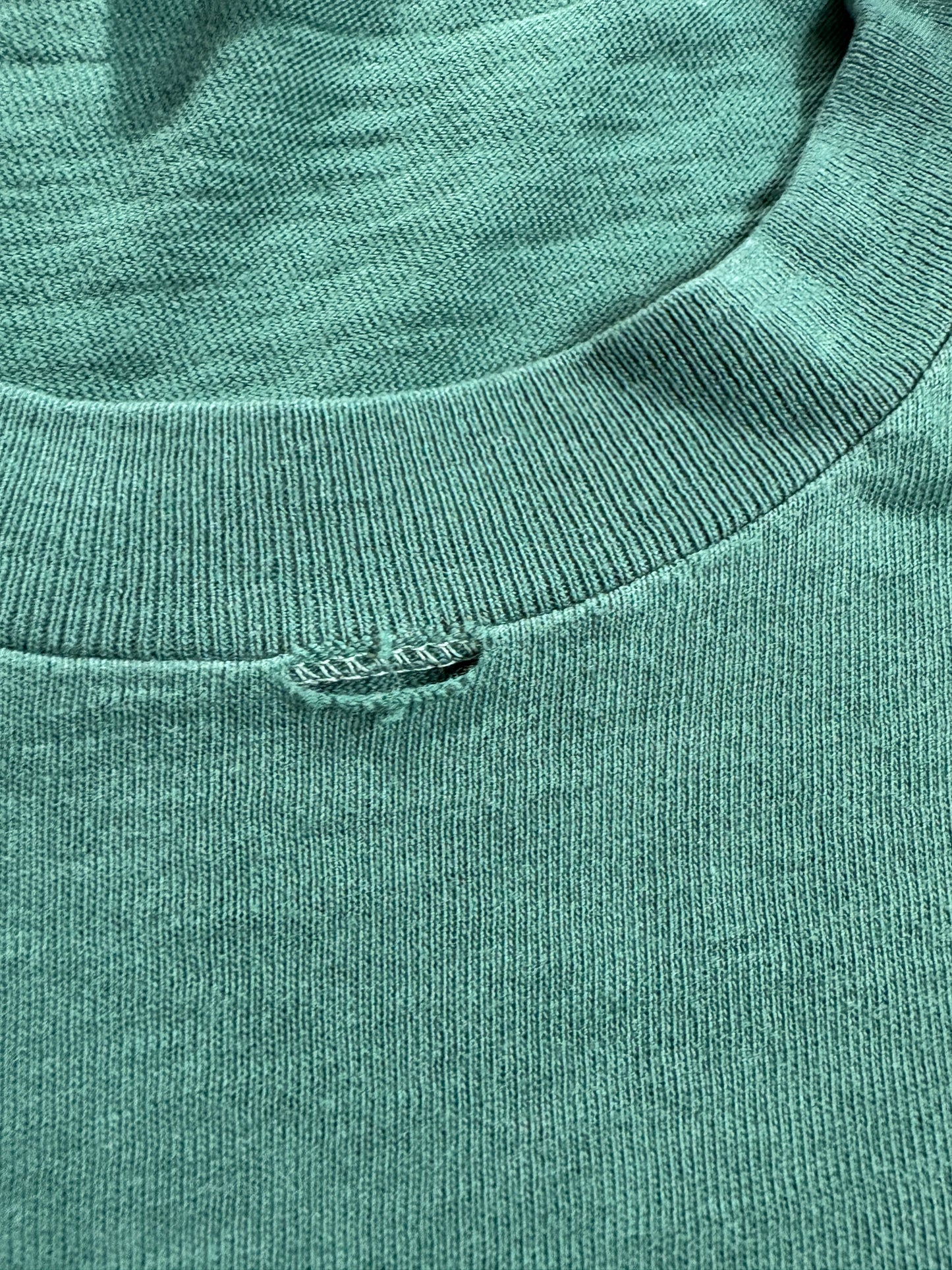 Vintage 60s Towncraft Blank Green Pocket Tee