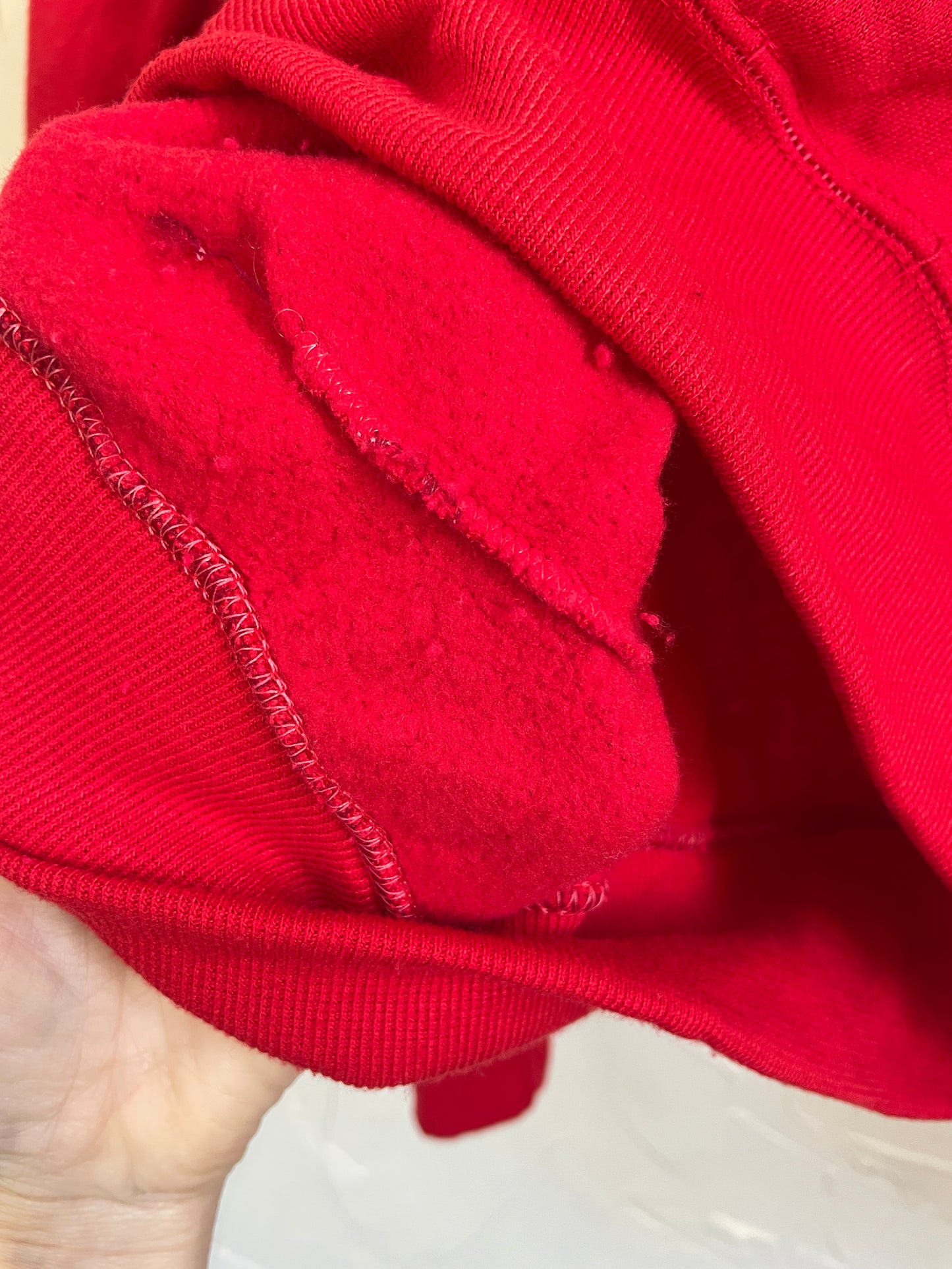 80s Blank Red Sweatshirt