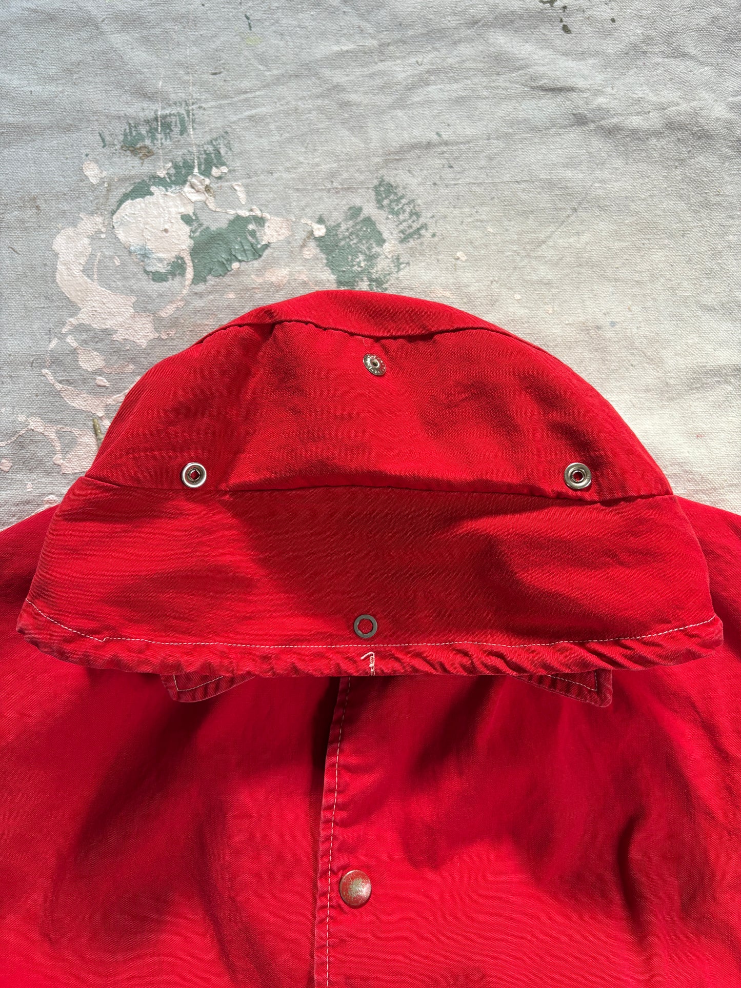 50s Red Hooded Coat
