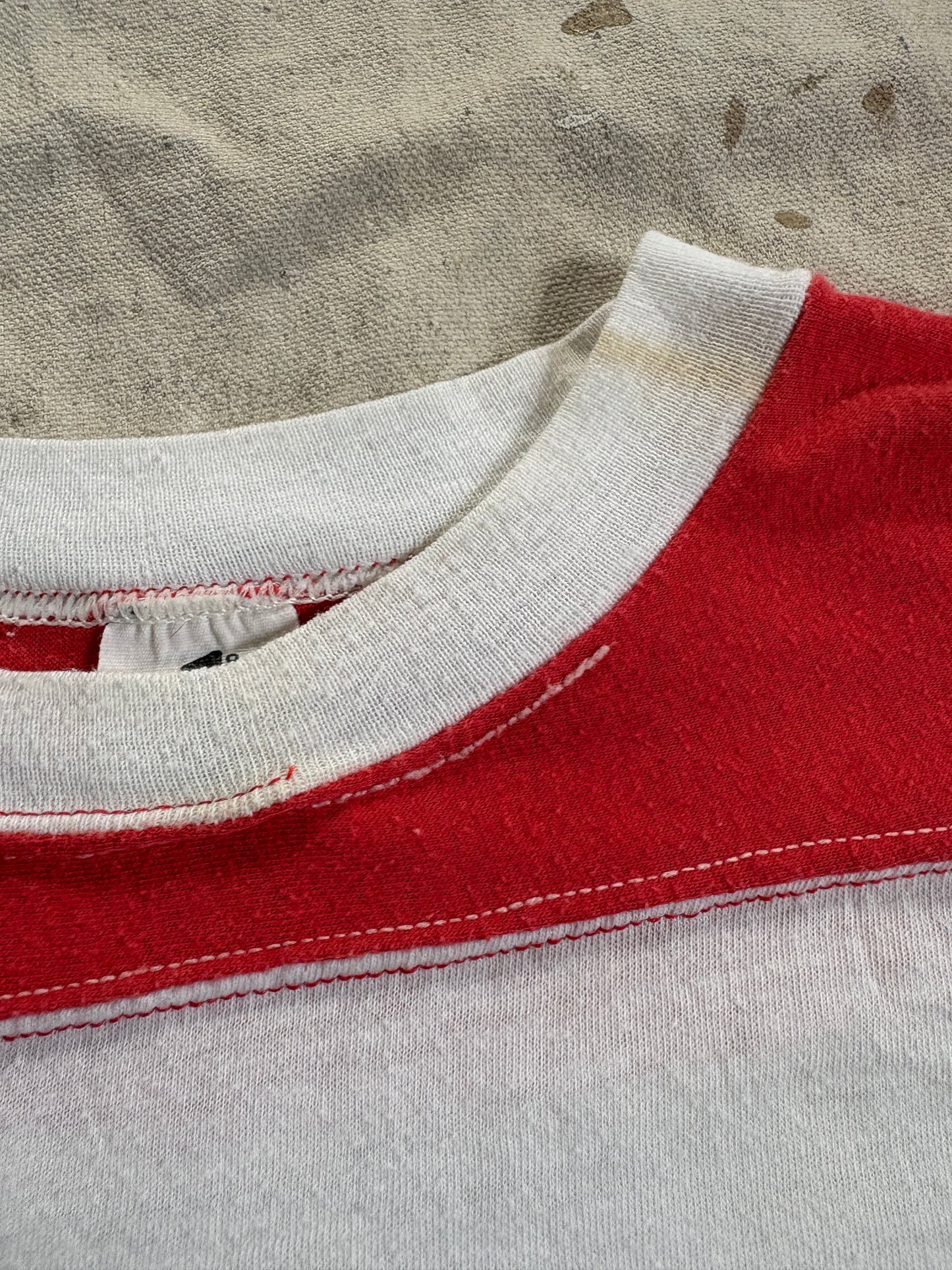 70s/80s University Of Kansas Jayhawks Basketball Tee