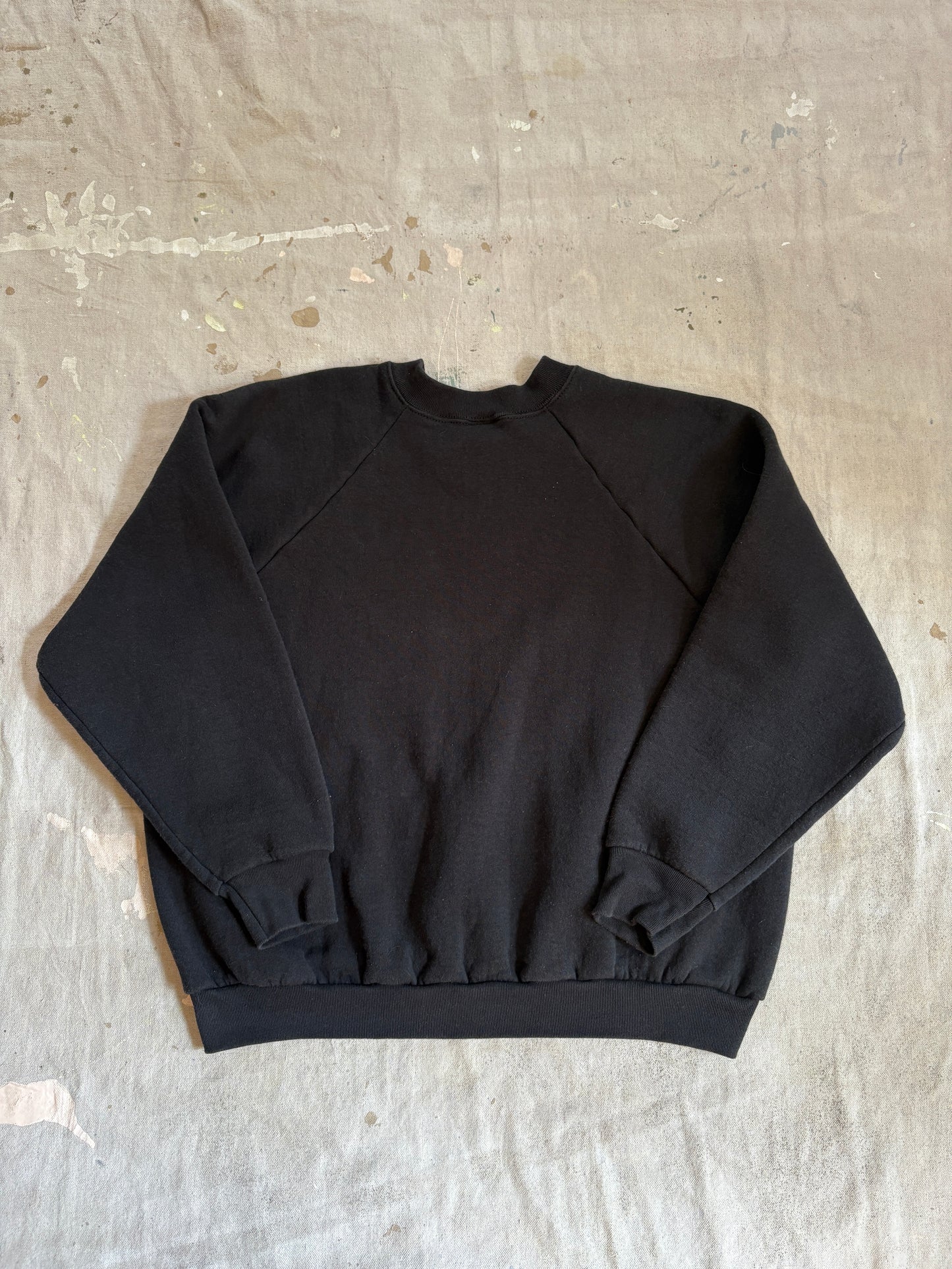 Vintage 90s Blank Black Sweatshirt