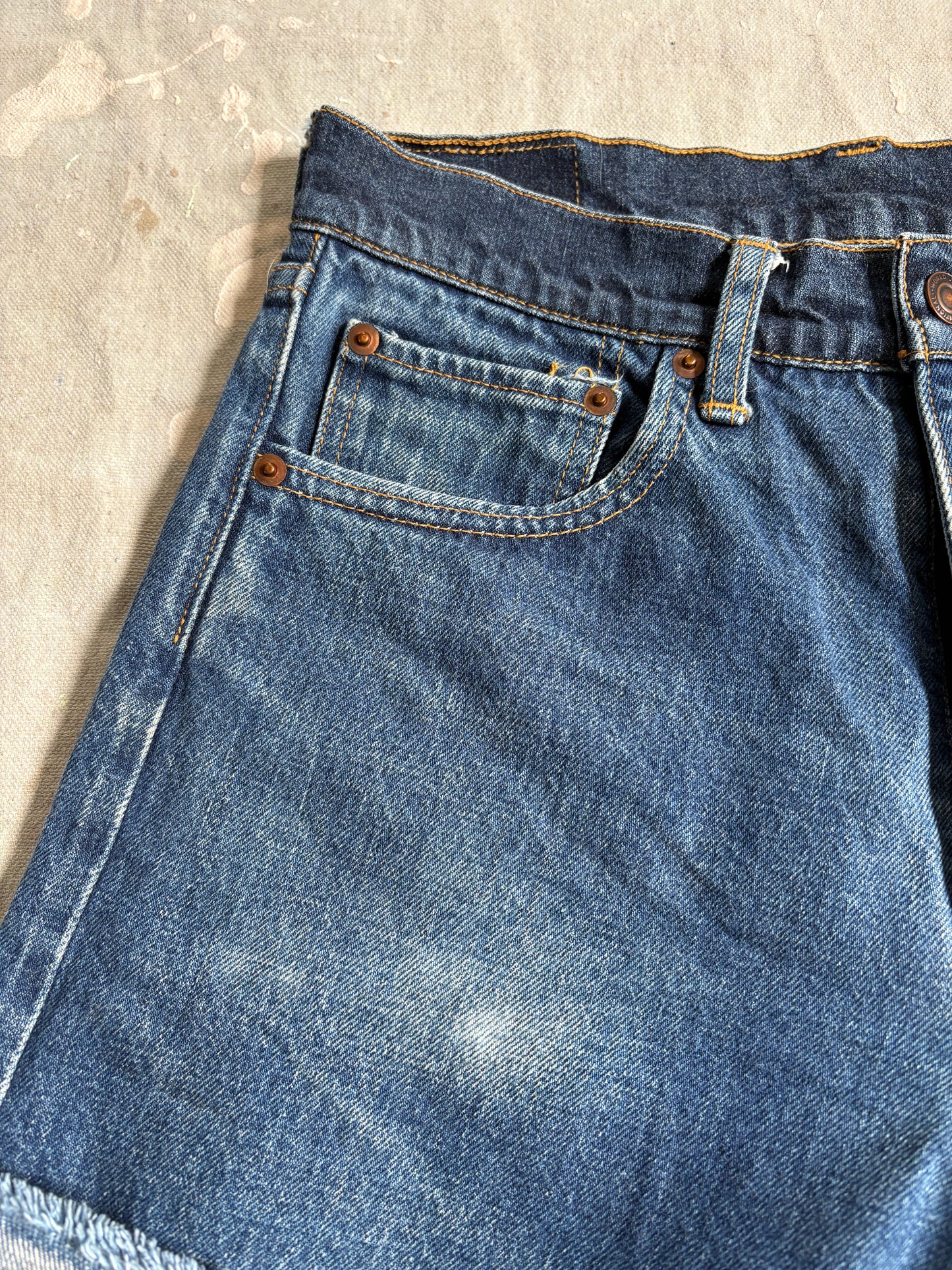 Modern TCB Jeans Selvedge Cut-Off Shorts
