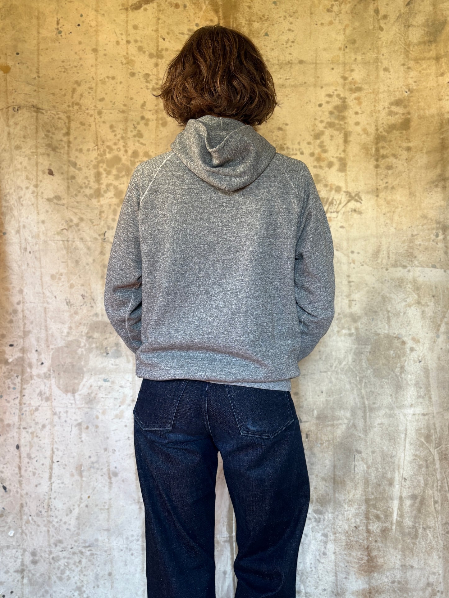 Vintage 70s/80s Vassar College Flocked Hoodie Sweatshirt