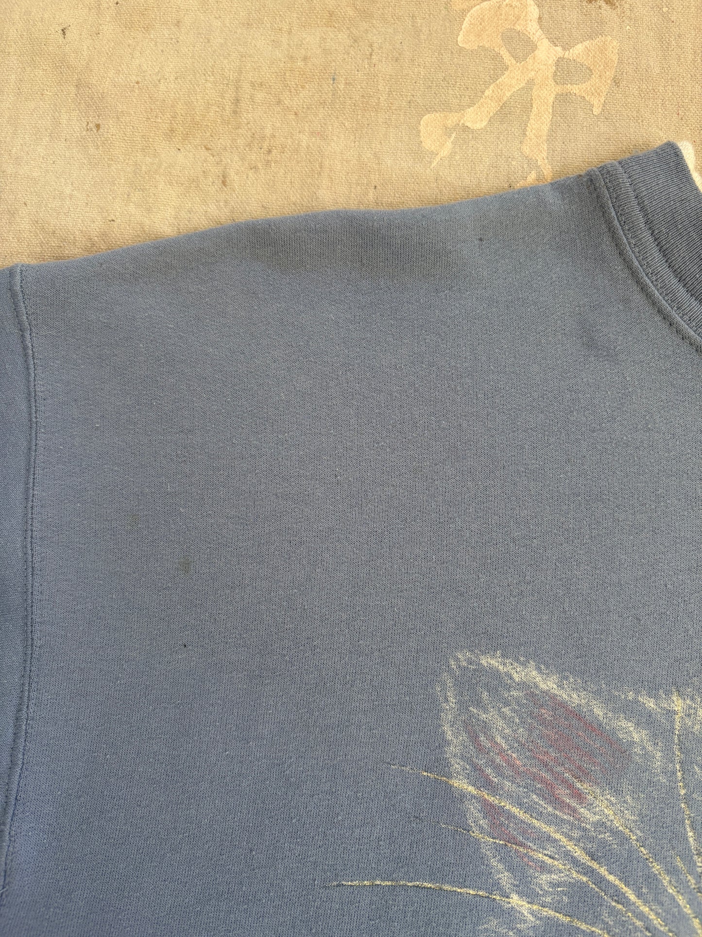 Vintage 90s Painted Cat Face Sweatshirt