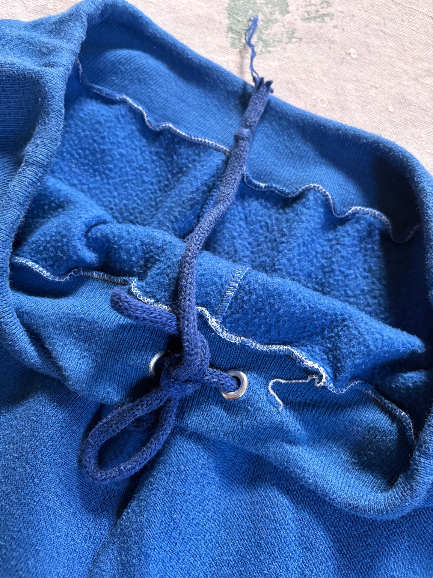 70s/80s Blank Blue Sweatshirt Sweatpants 2pc Set