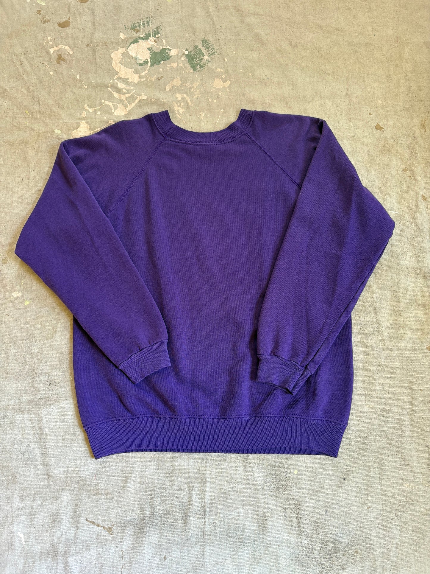 Vintage 80s/90s Violet Flower Sweatshirt