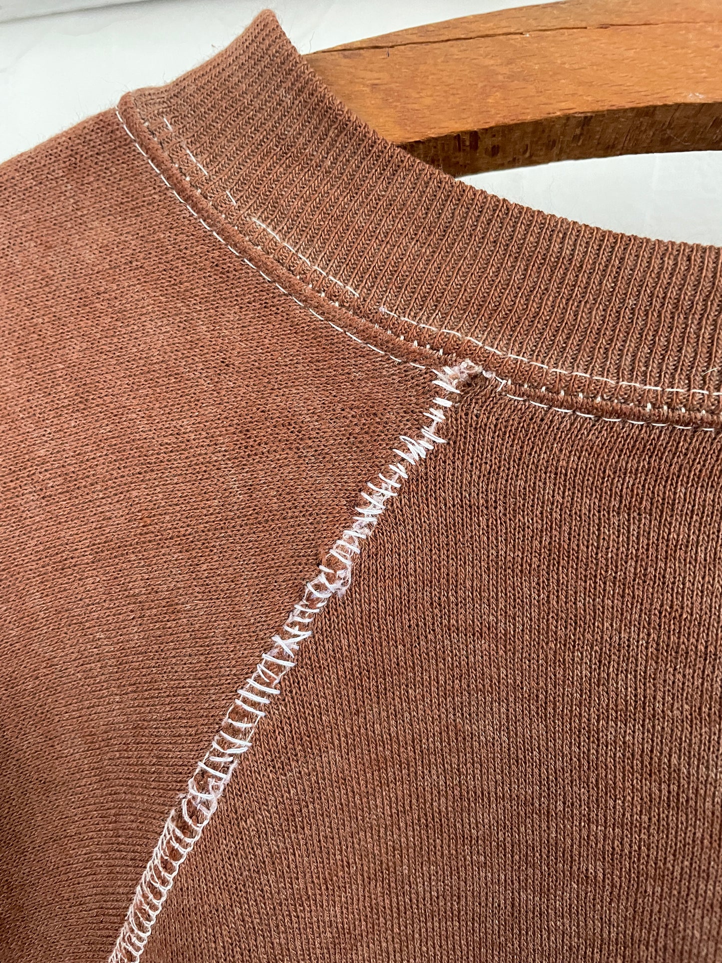 70s Blank Chocolate Brown Sweatshirt