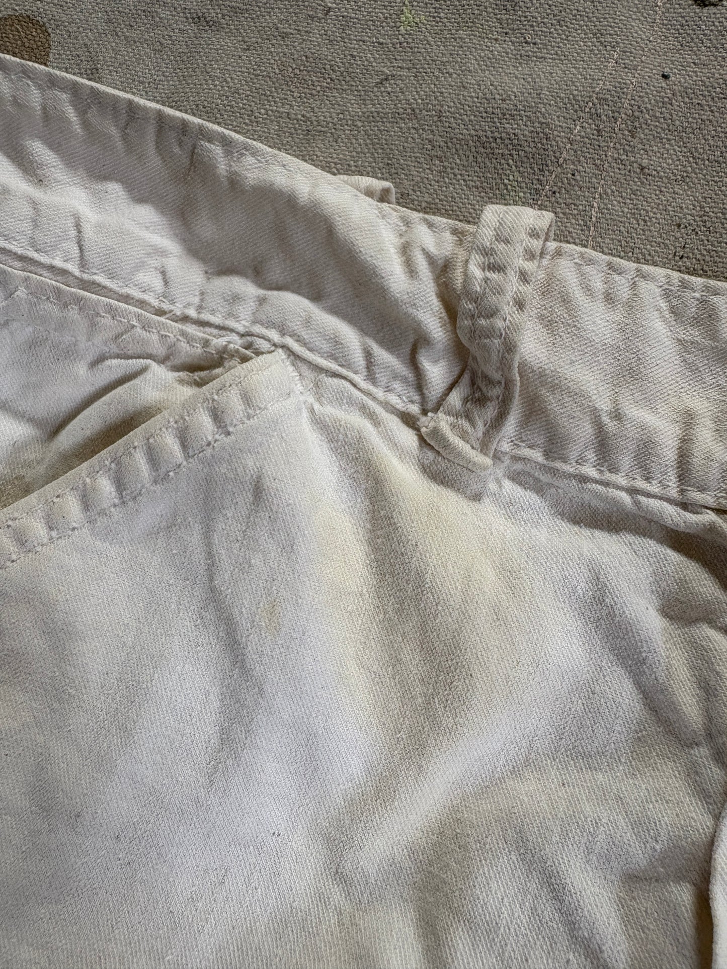 Vintage 80s Sears Ecru Painter Pants