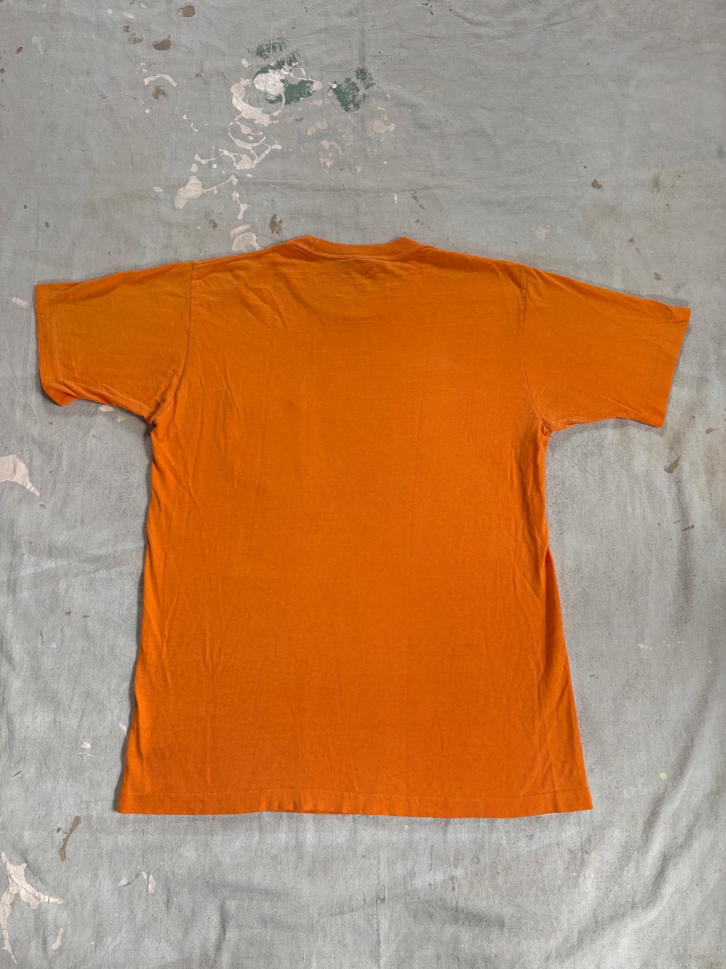 Vintage 70s Towncraft Blank Orange Pocket Tee