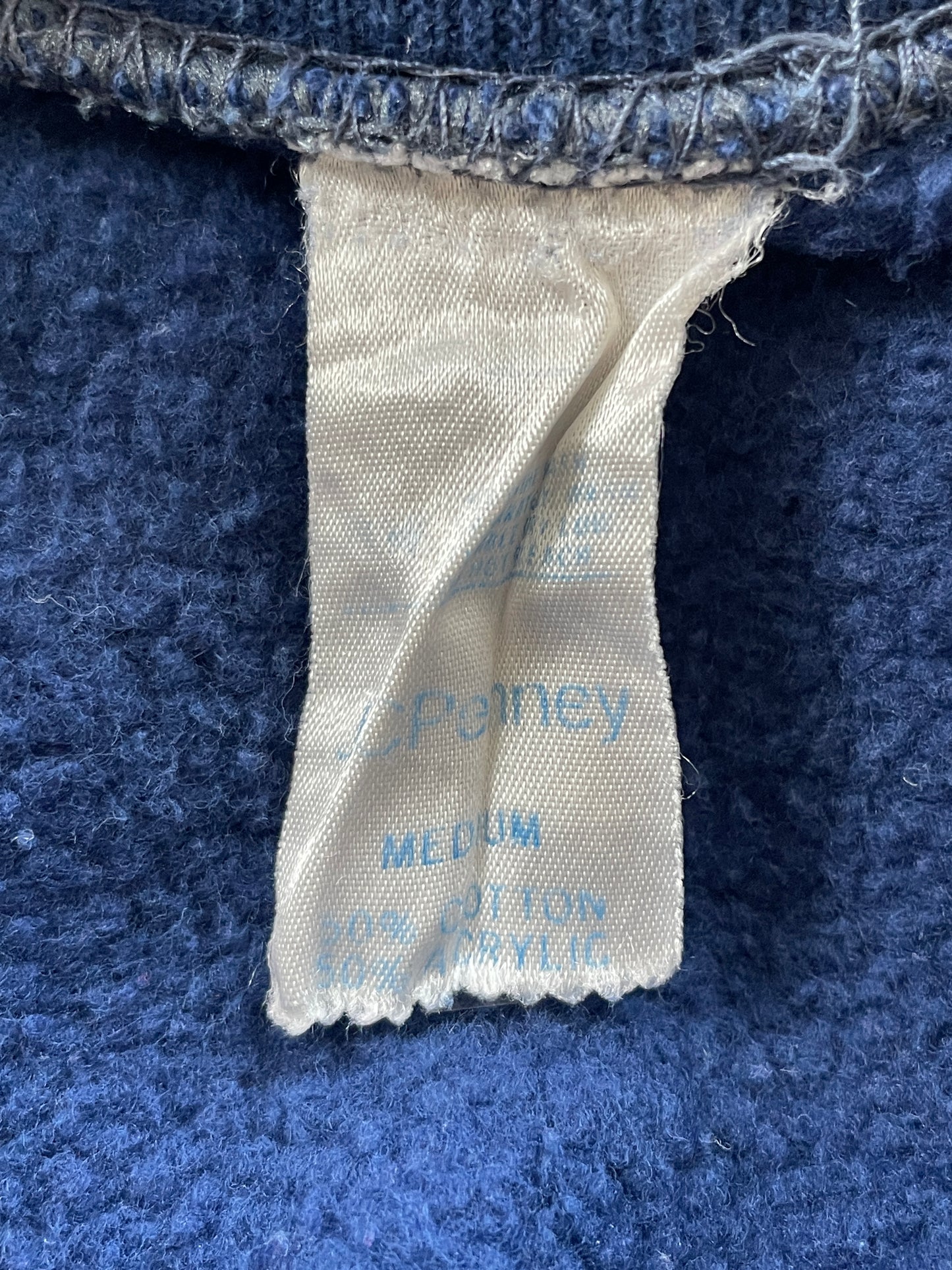 70s/80s Blank Navy Blue Sweatshirt