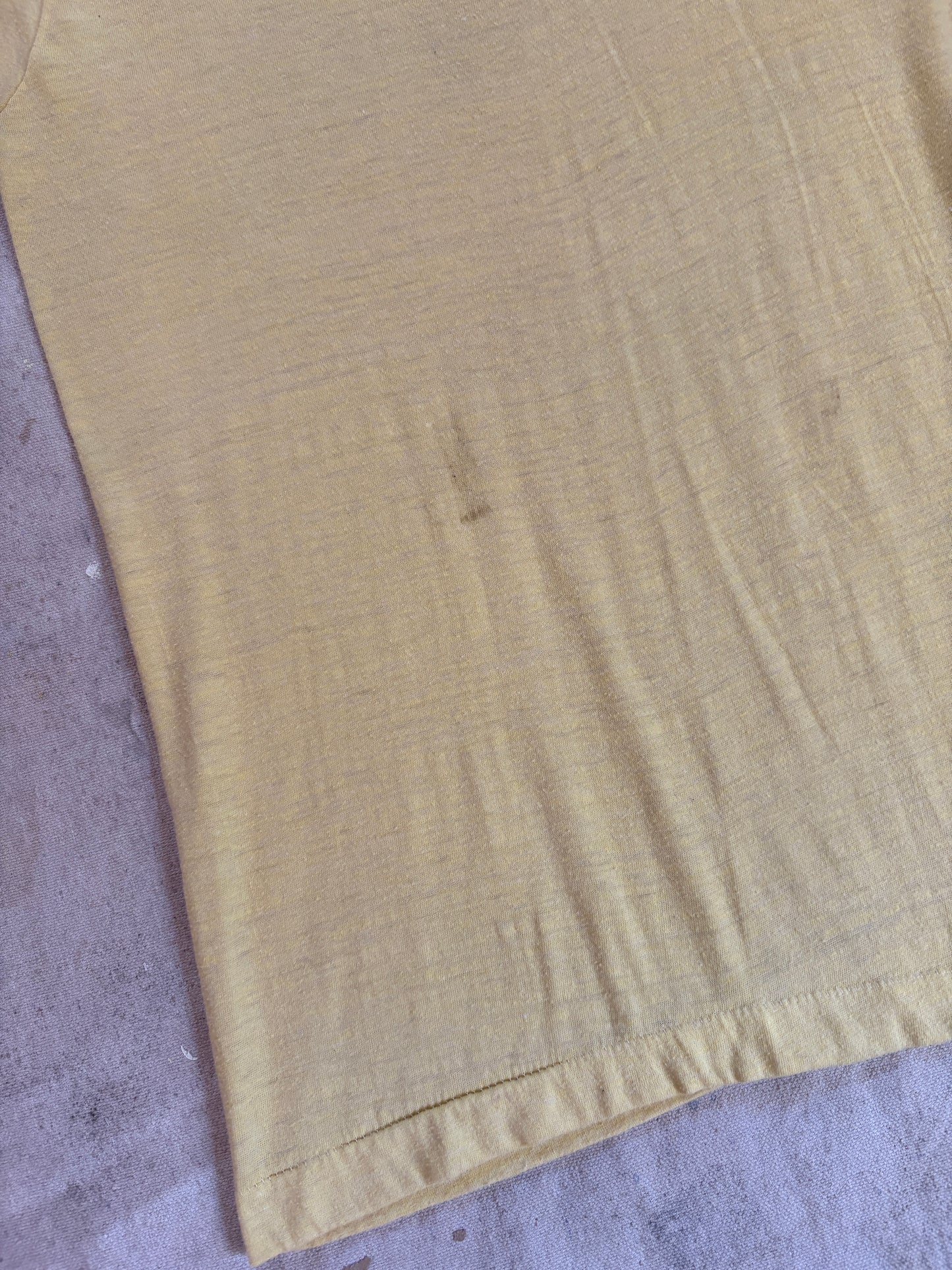 80s Blank Yellow Tee