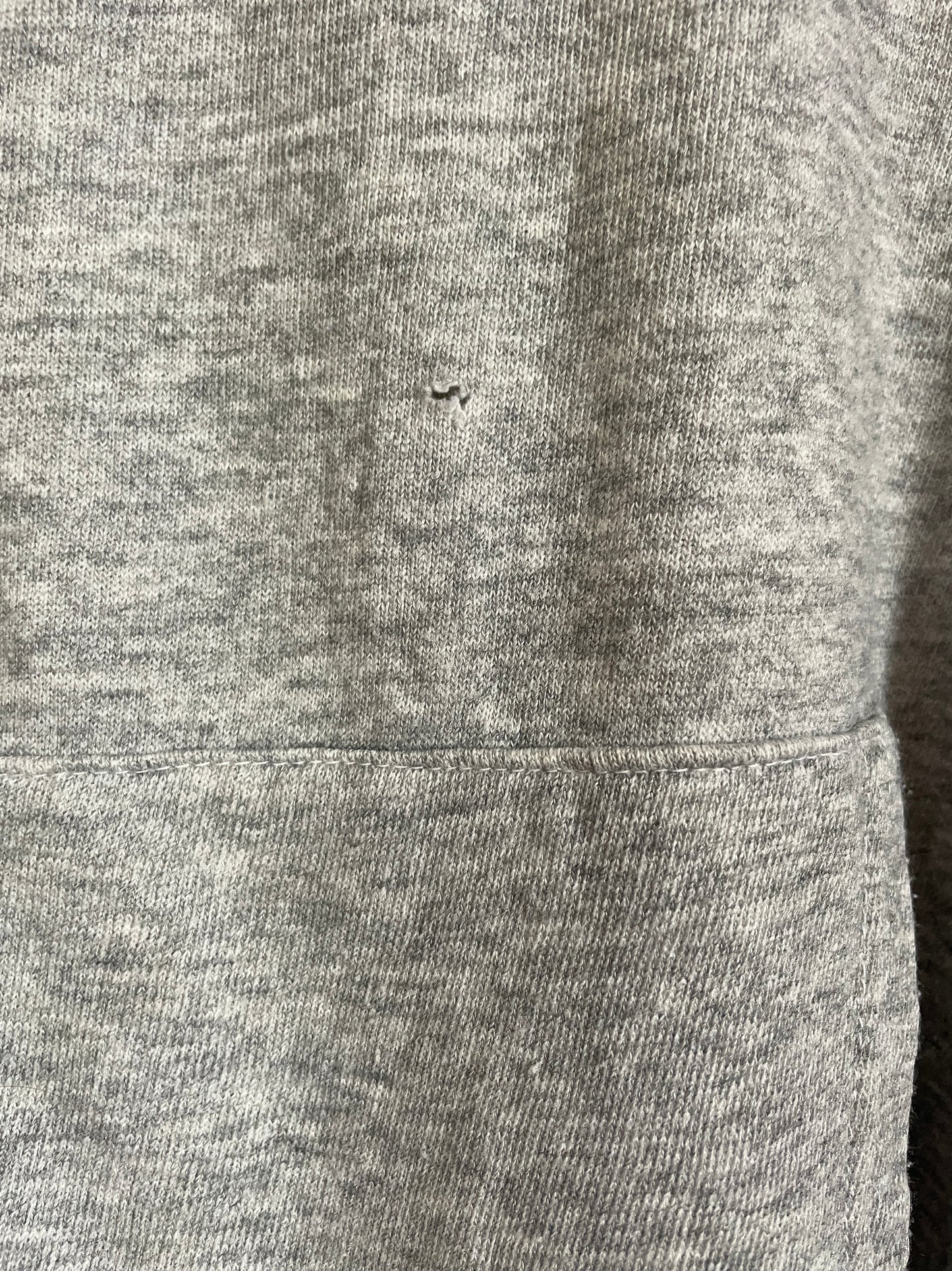 80s Blank Grey Hoodie