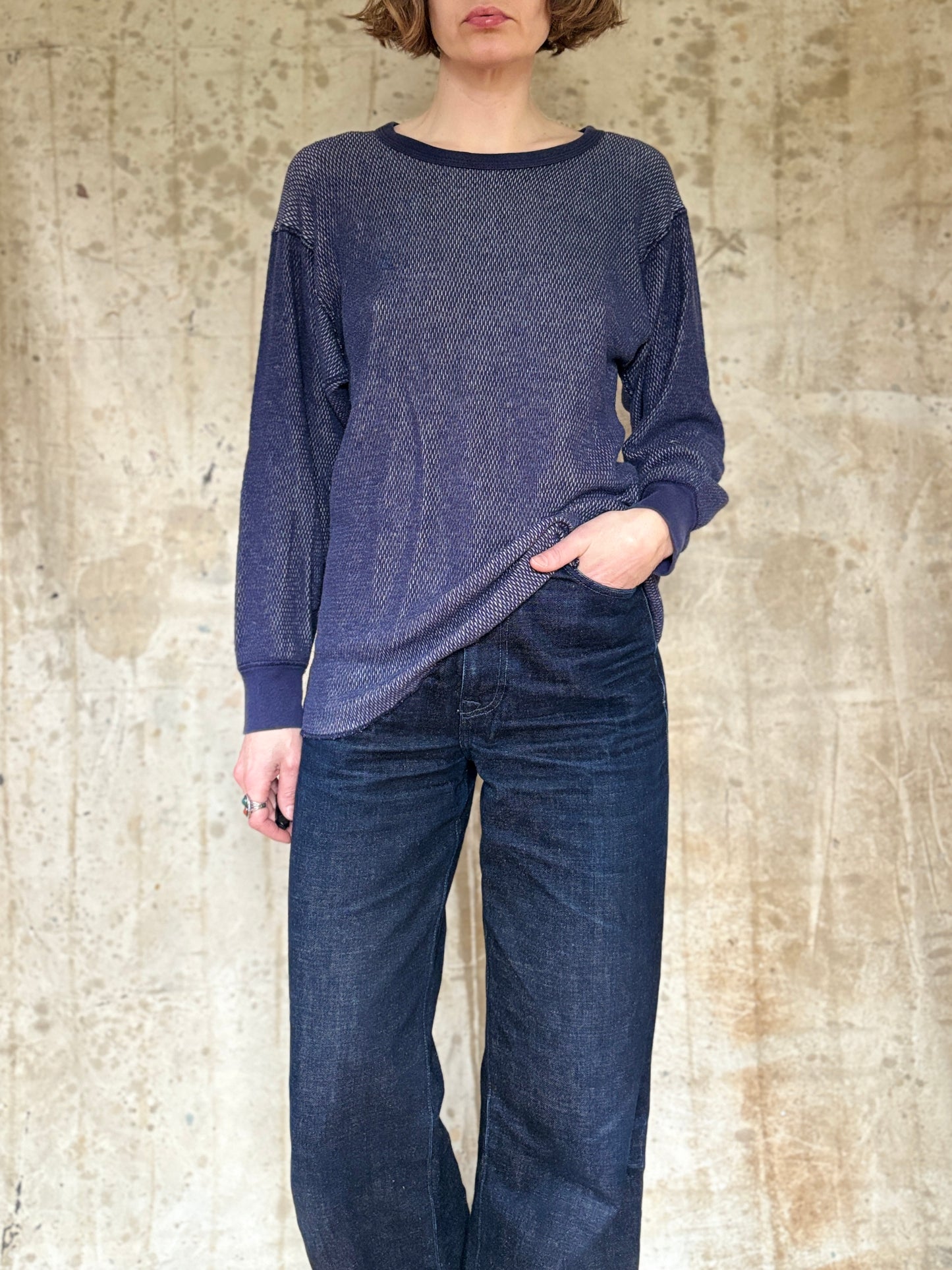 90s Blue Thermal Undershirt
