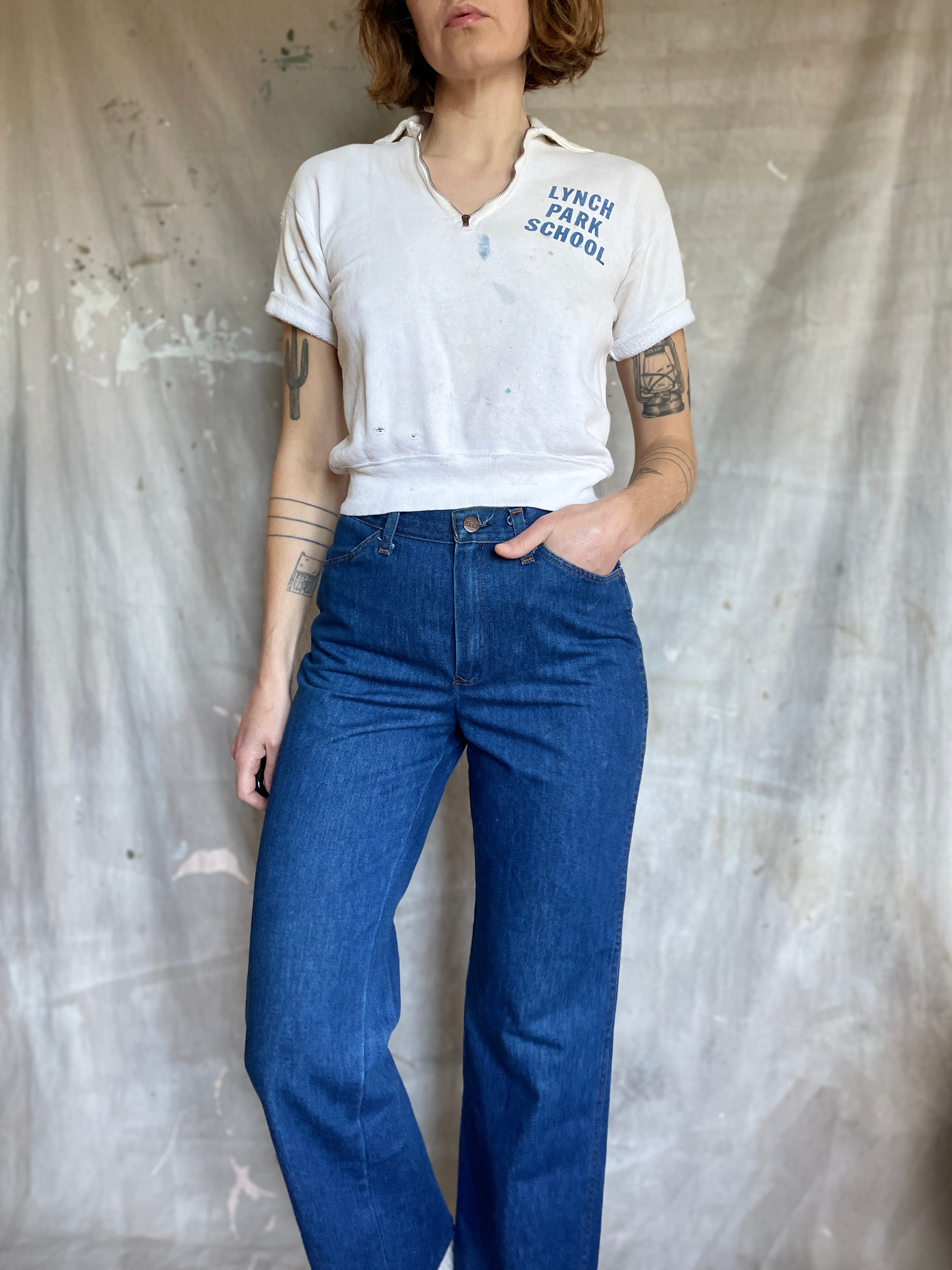 Vintage 80s Wide Leg Jeans – Double Barrel Dry Goods