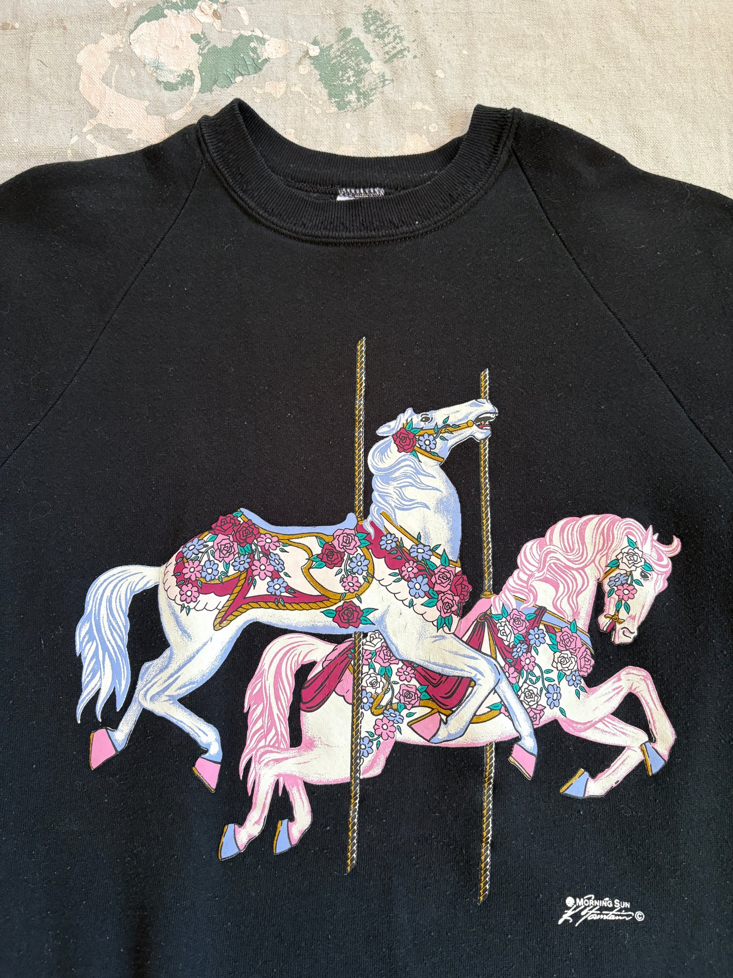 80s/90s Carousel Horse Sweatshirt
