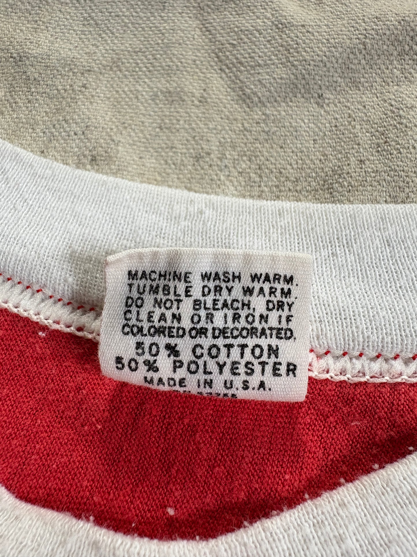 70s/80s University Of Kansas Jayhawks Basketball Tee