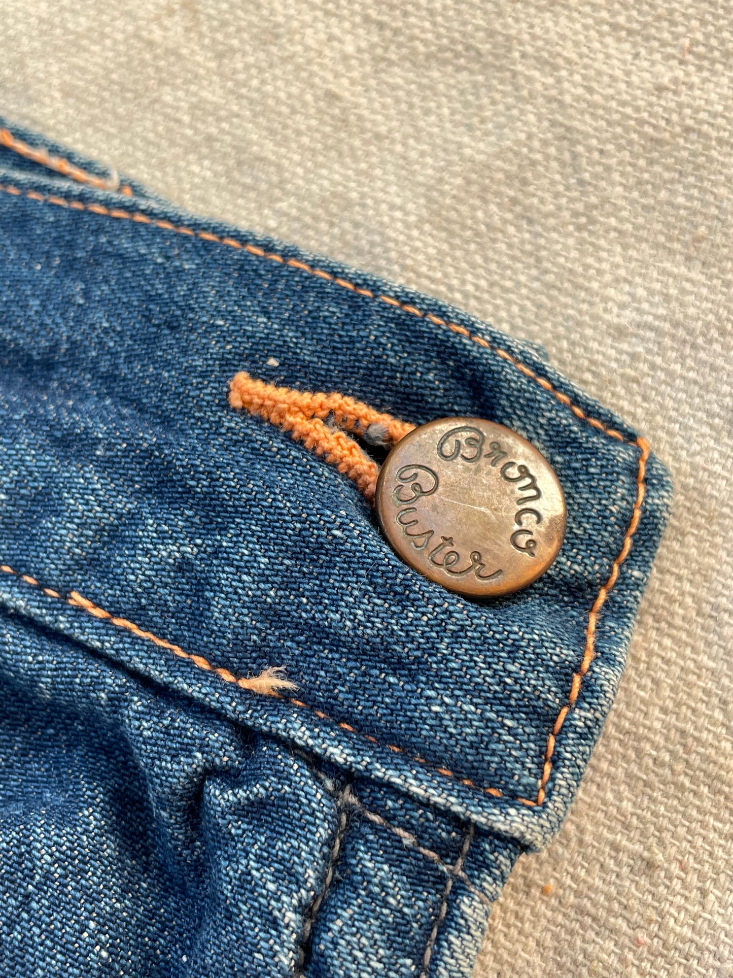 40s Bronco Buster Side Zip Jeans