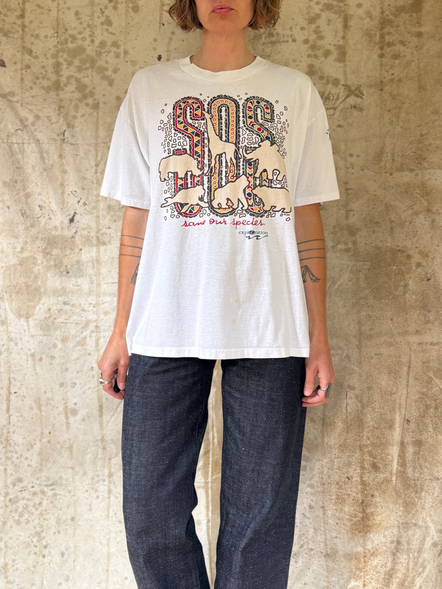 Vintage 90s Save Our Species Tee