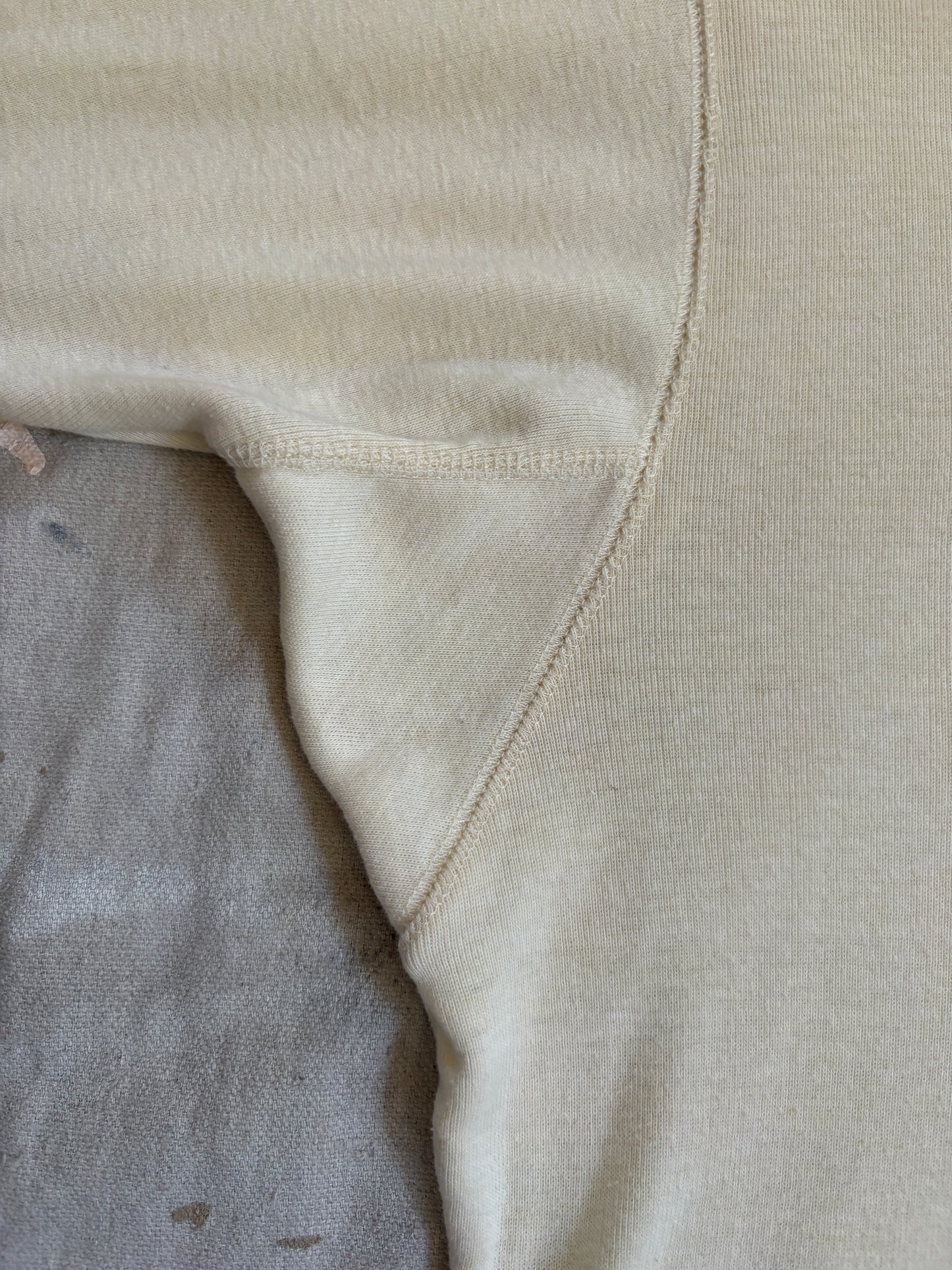 80s Ecru Henley Shirt