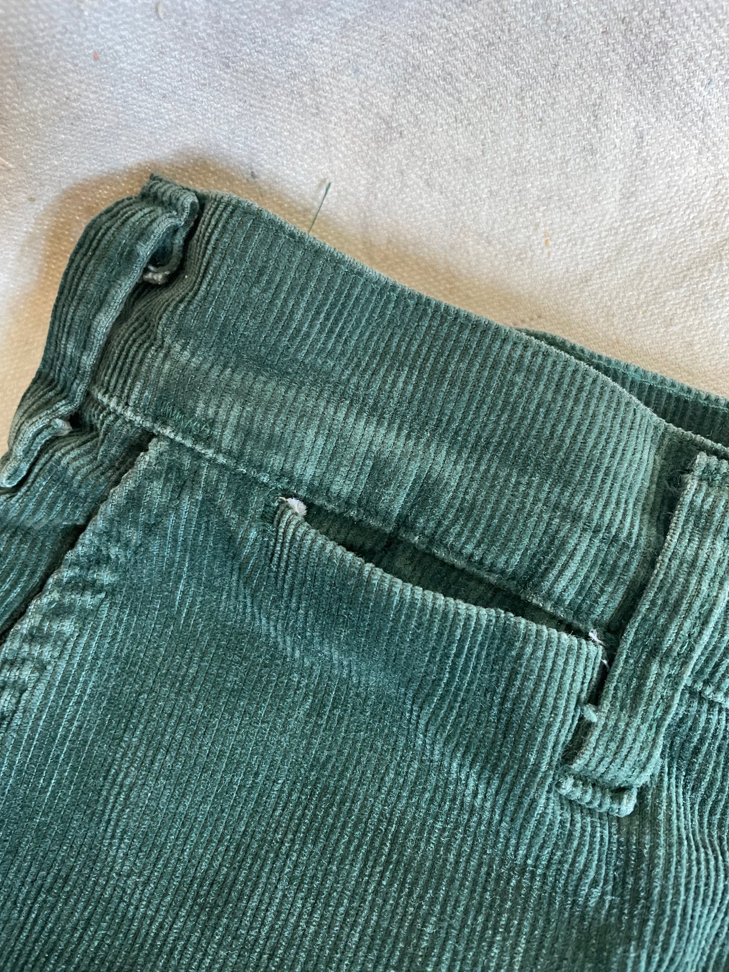 80s Green Corduroy OshKosh Carpenter Pants