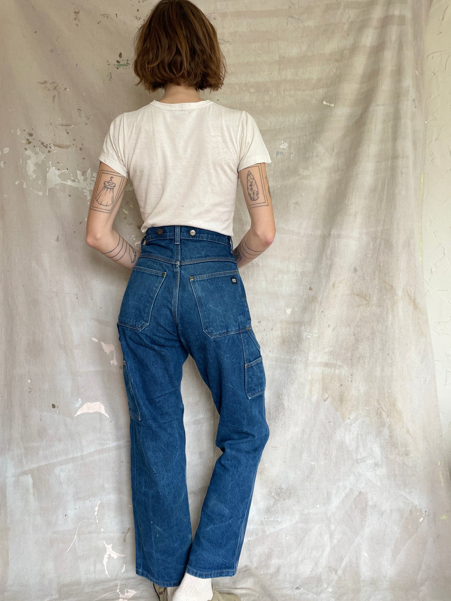 90s Key Imperial Double Knee Carpenter Jeans