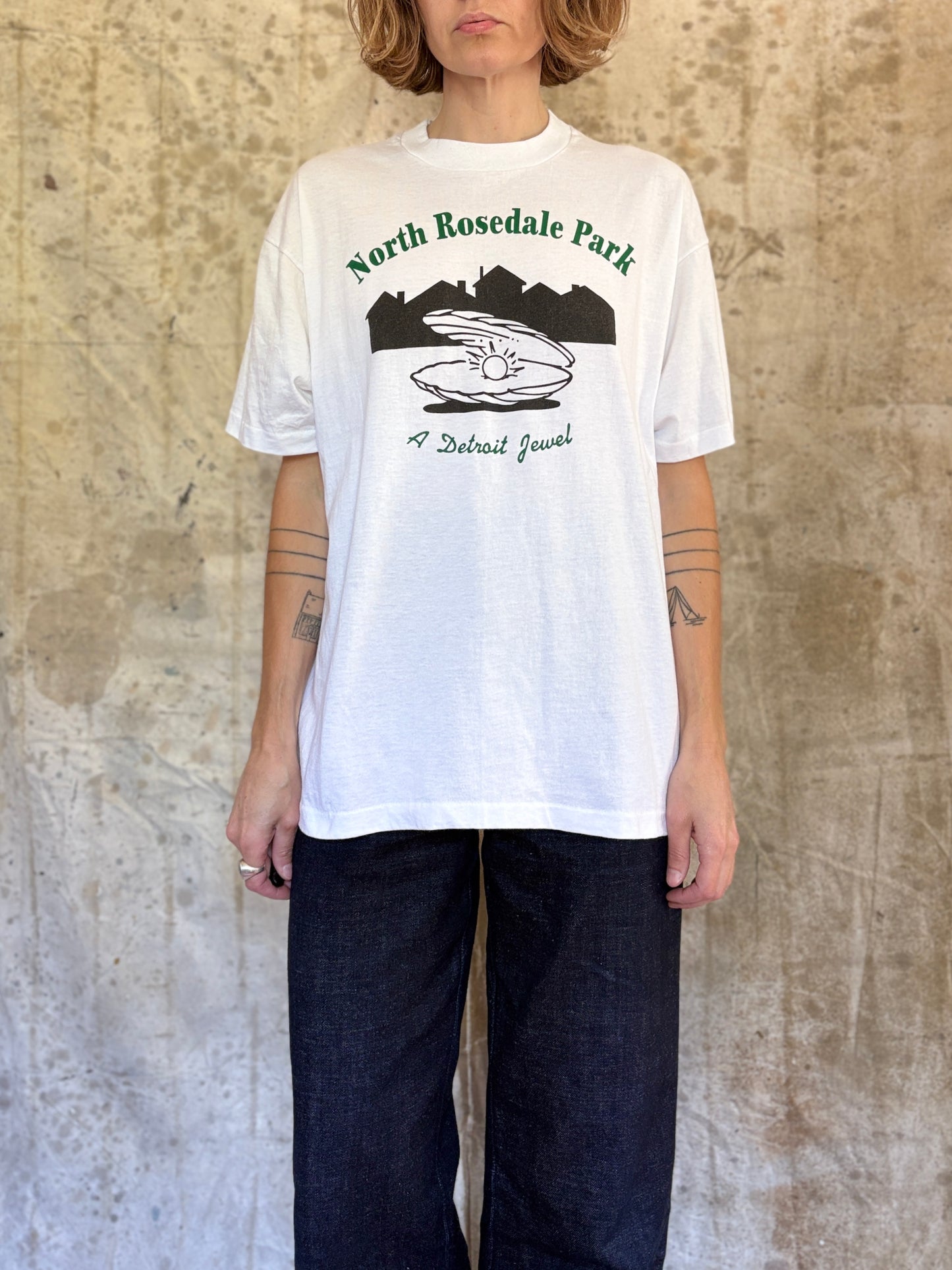 Vintage 80s North Rosedale Park Detroit Michigan Tee
