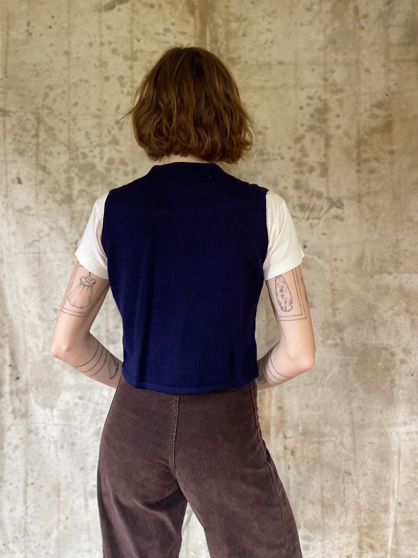 70s Wool Vest