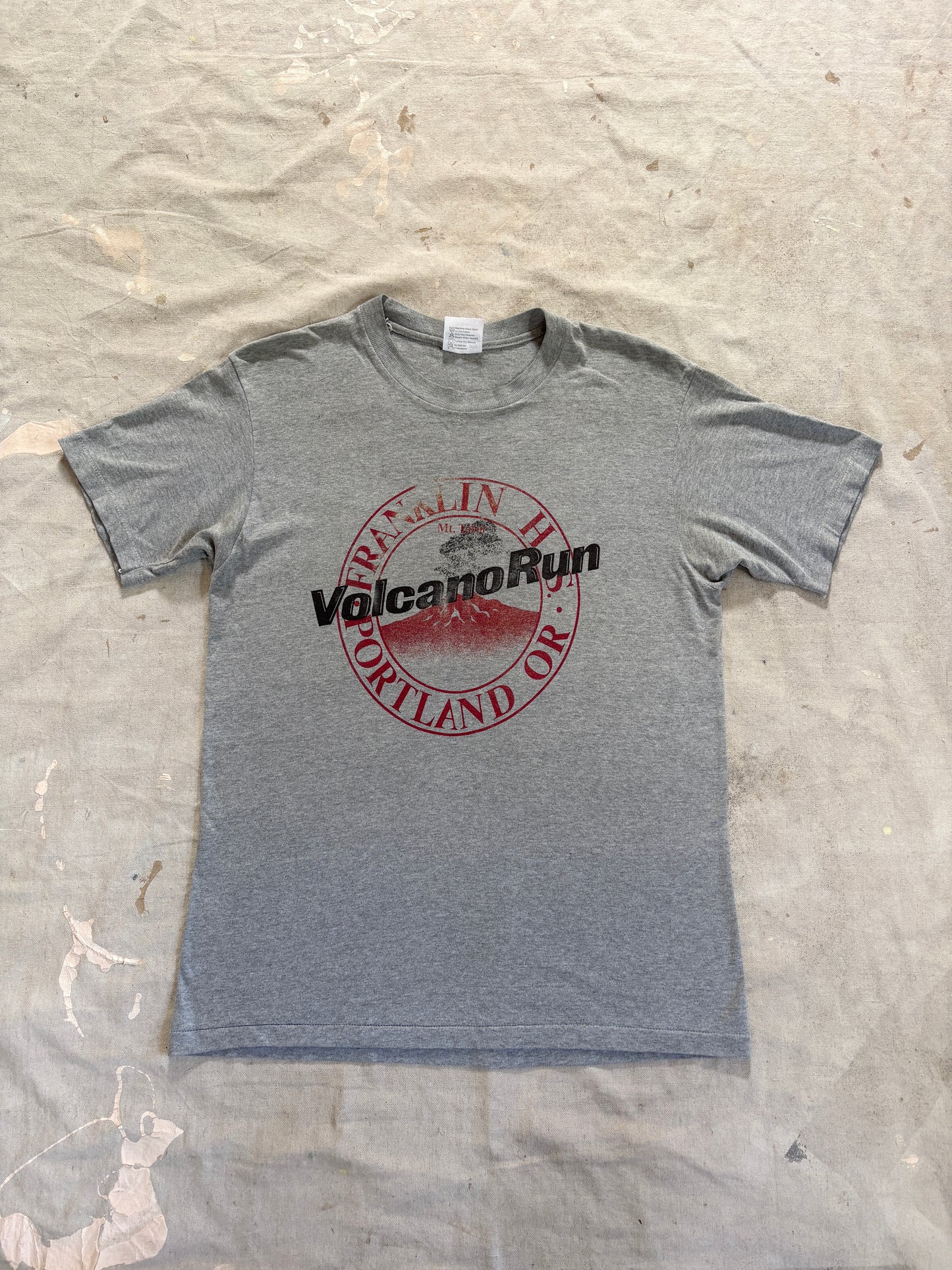 Vintage 80s Mt Tabor Portland Volcano Run Tee